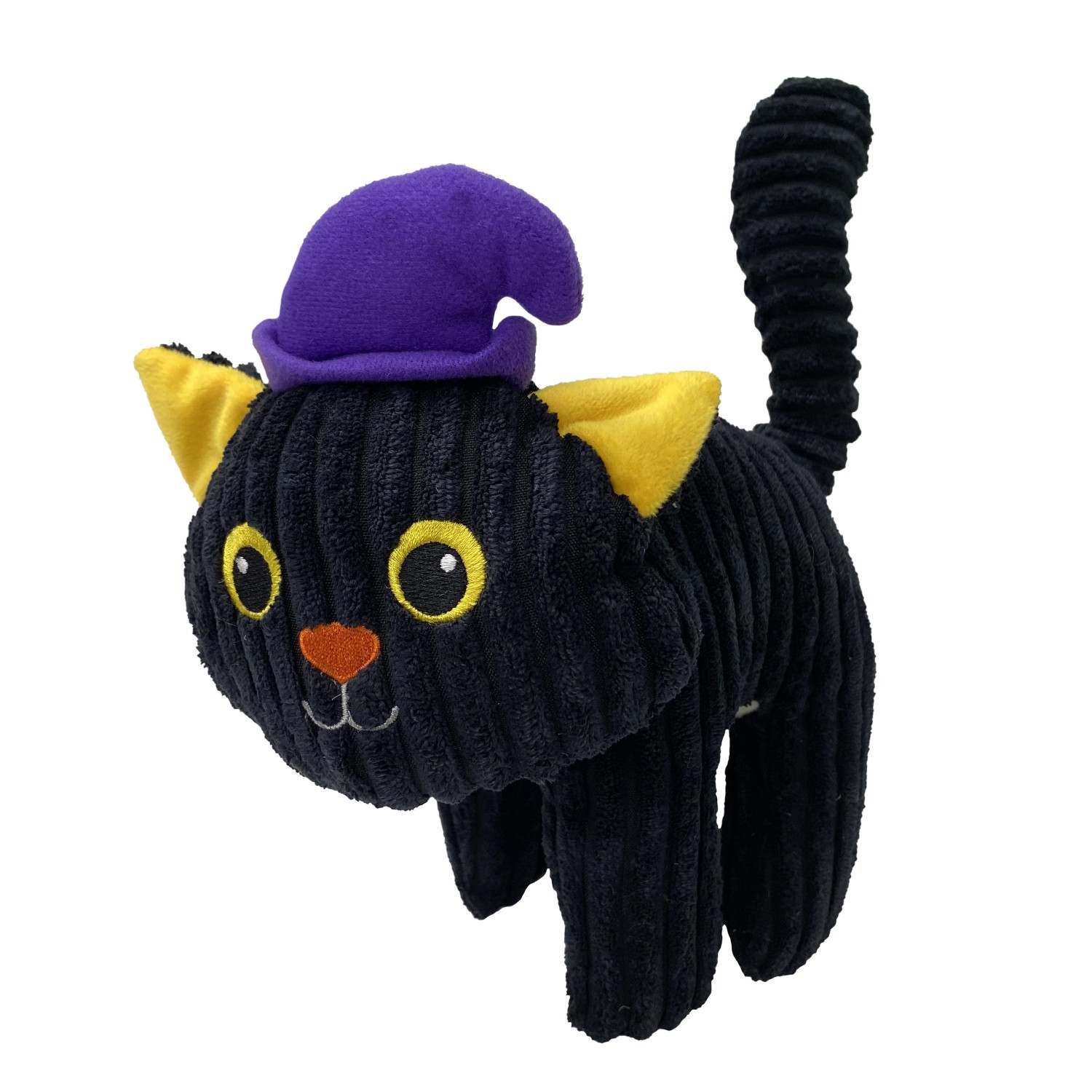 Happy Tails Halloween Durable Dog Toy - Black Cat