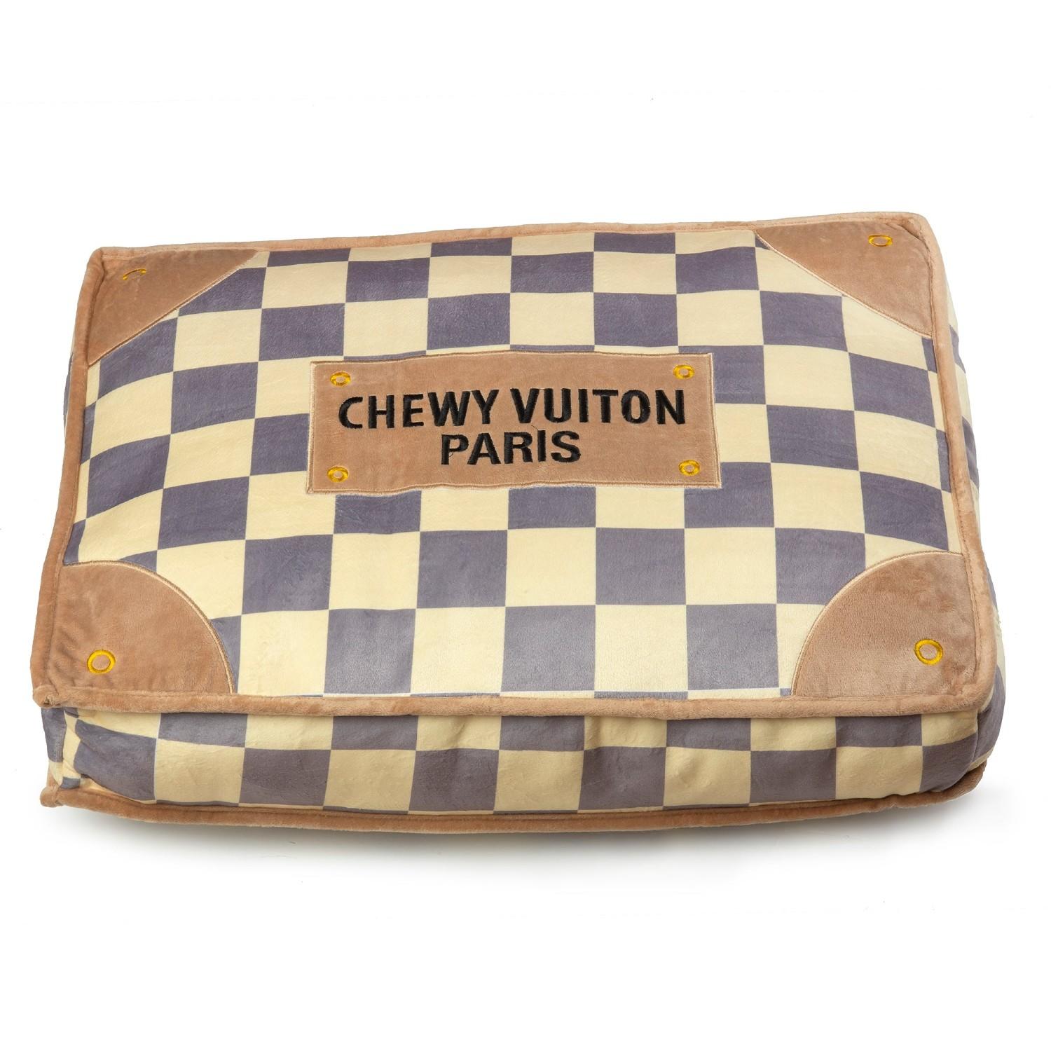 Haute Diggity Dog Chewy Vuiton Dog Bed - Checker