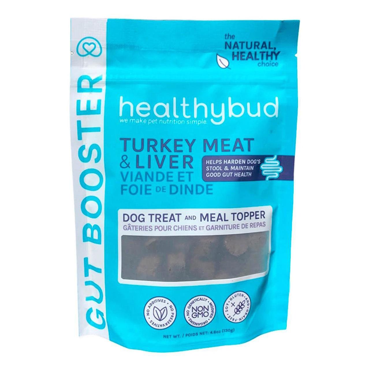 Healthybud Turkey Gut Booster Dog Treats and Food Topper