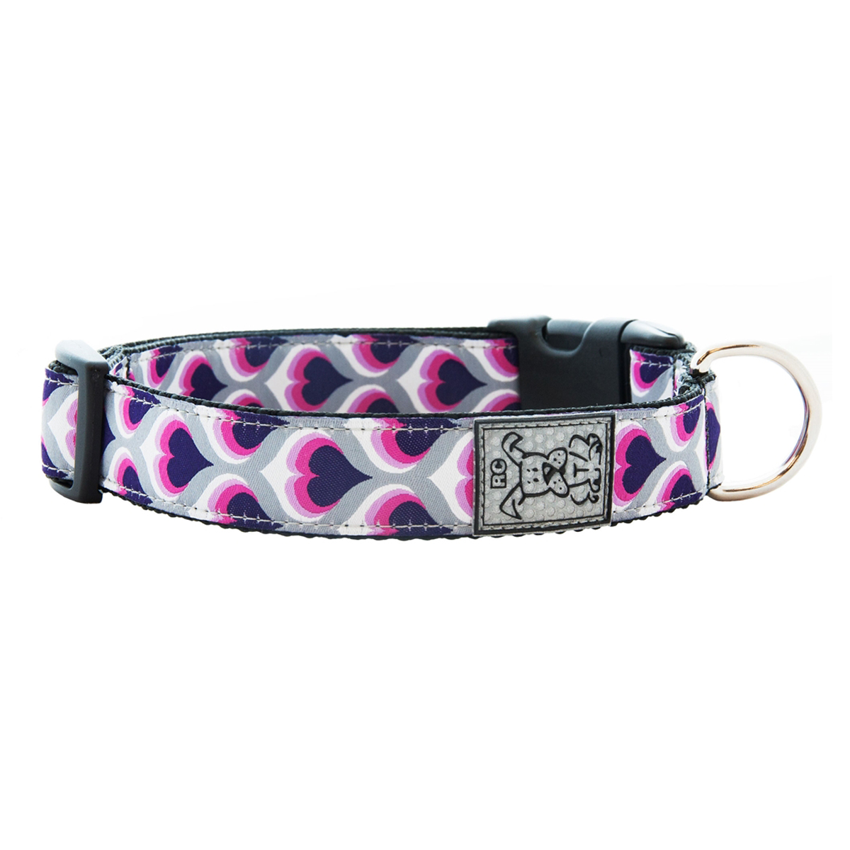 Heart to Heart Adjustable Clip Dog Collar by | BaxterBoo