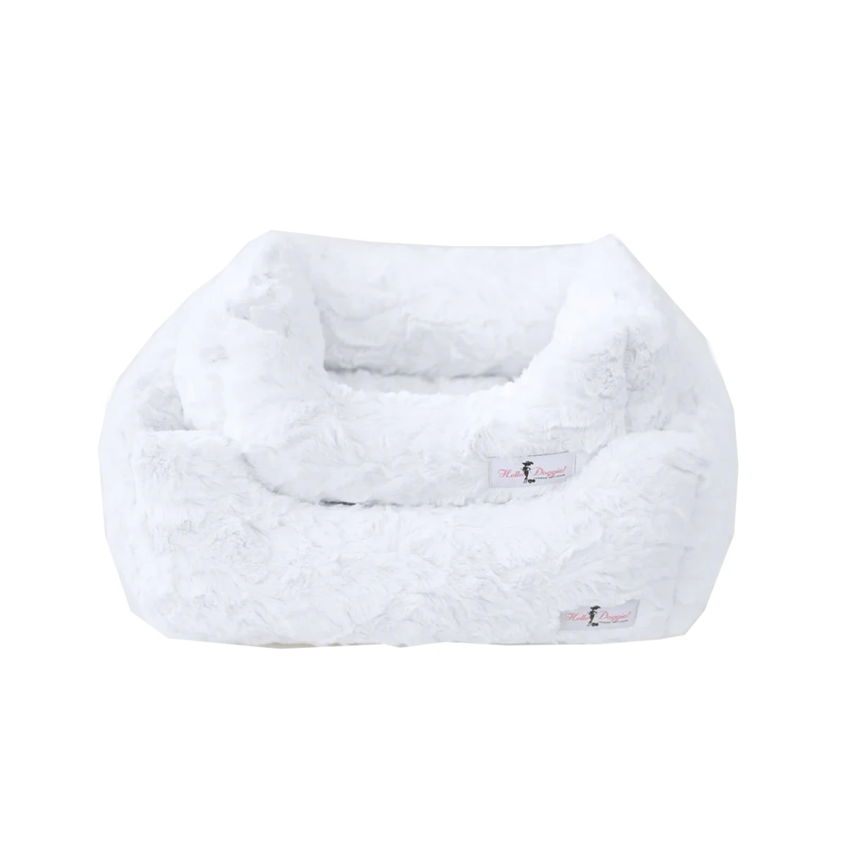 Hello Doggie Bella Dog Bed - Heaven White