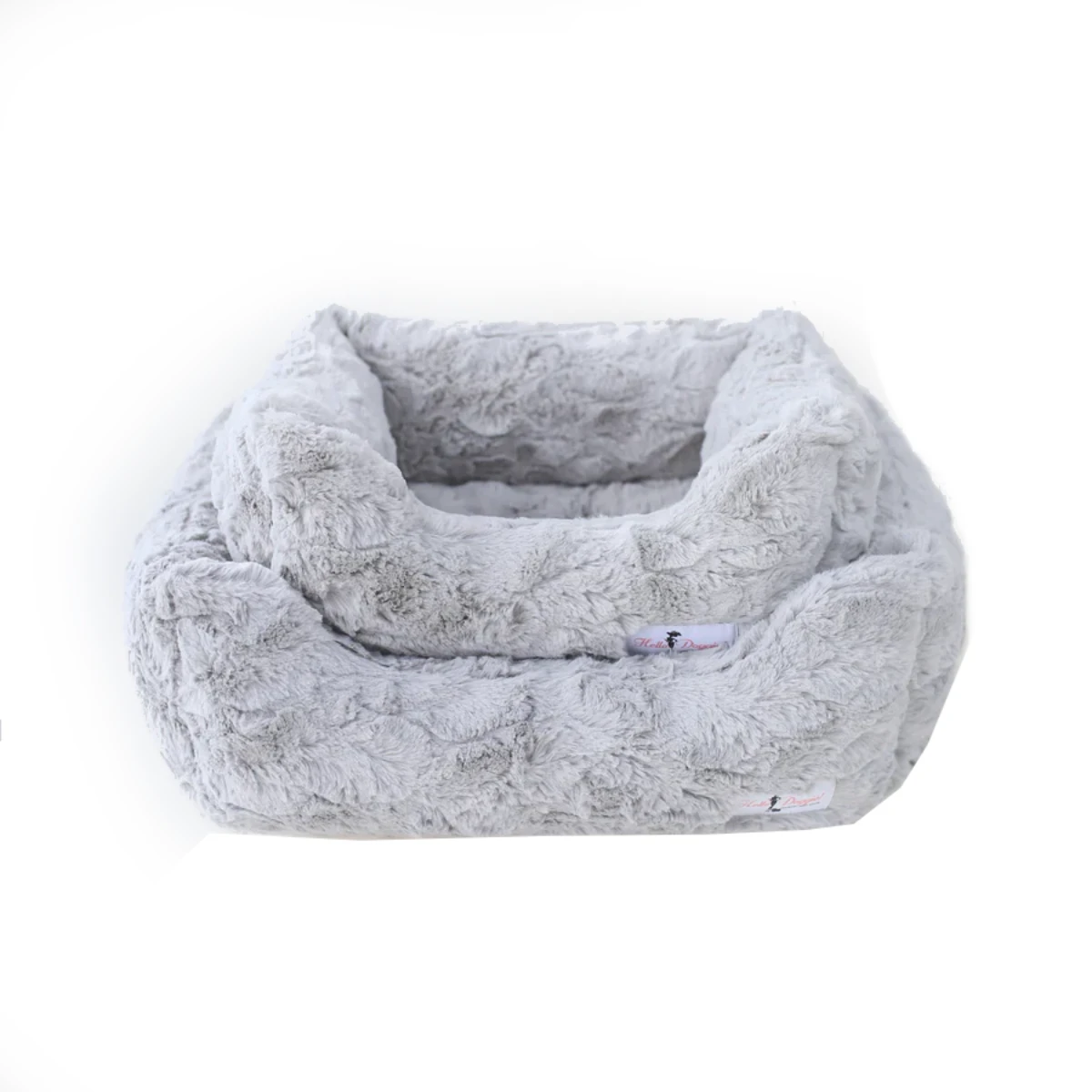 Hello Doggie Bella Dog Bed - Silver