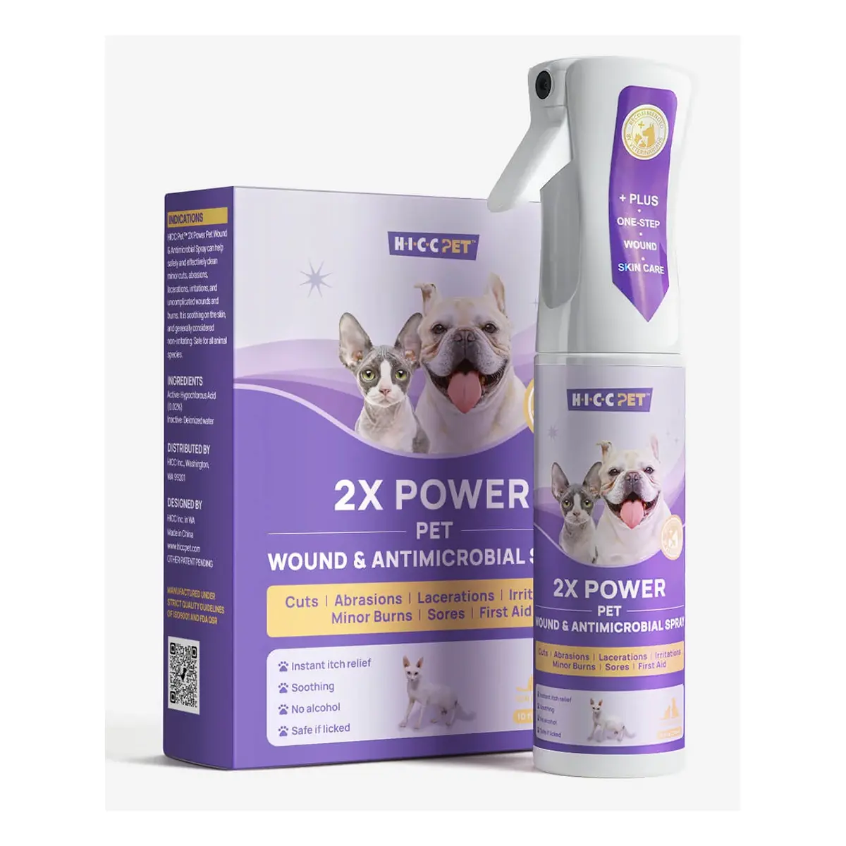 HICC PET 2X Power Skin Care Spray For Dogs & Cats