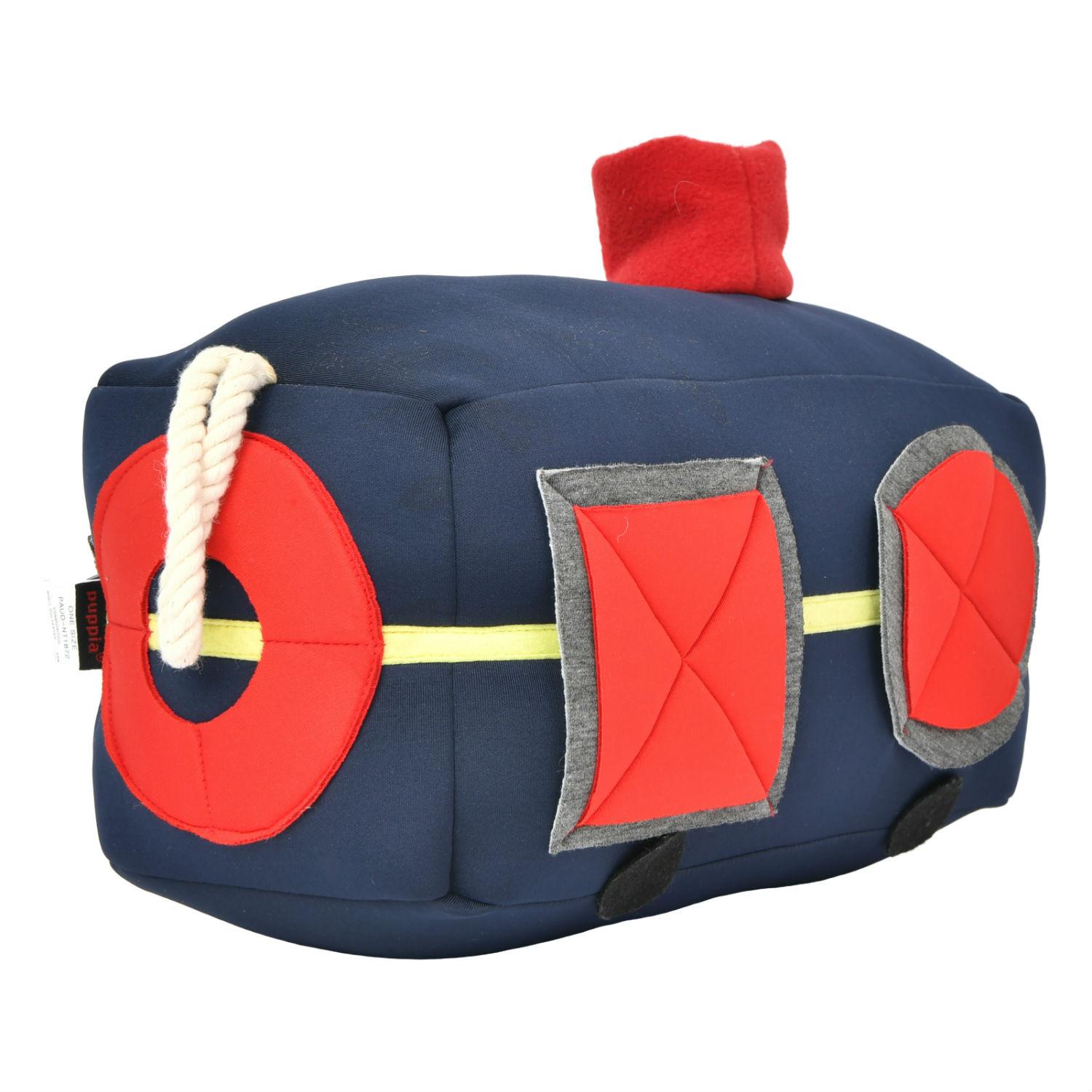 Pup Bus Dog Toy by Puppia - Navy