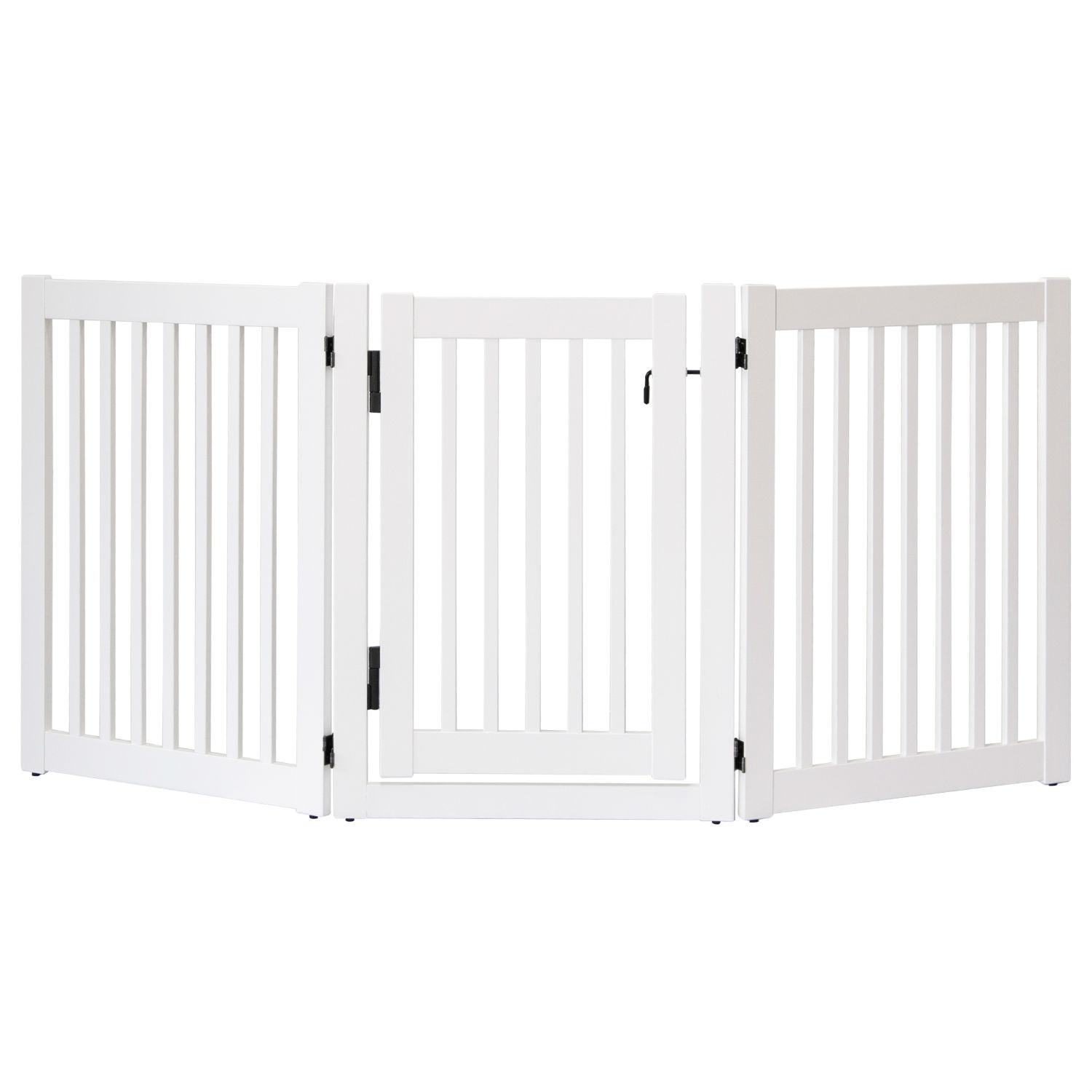 Dynamic Accents Highlander Walk-Through Dog Gate - White