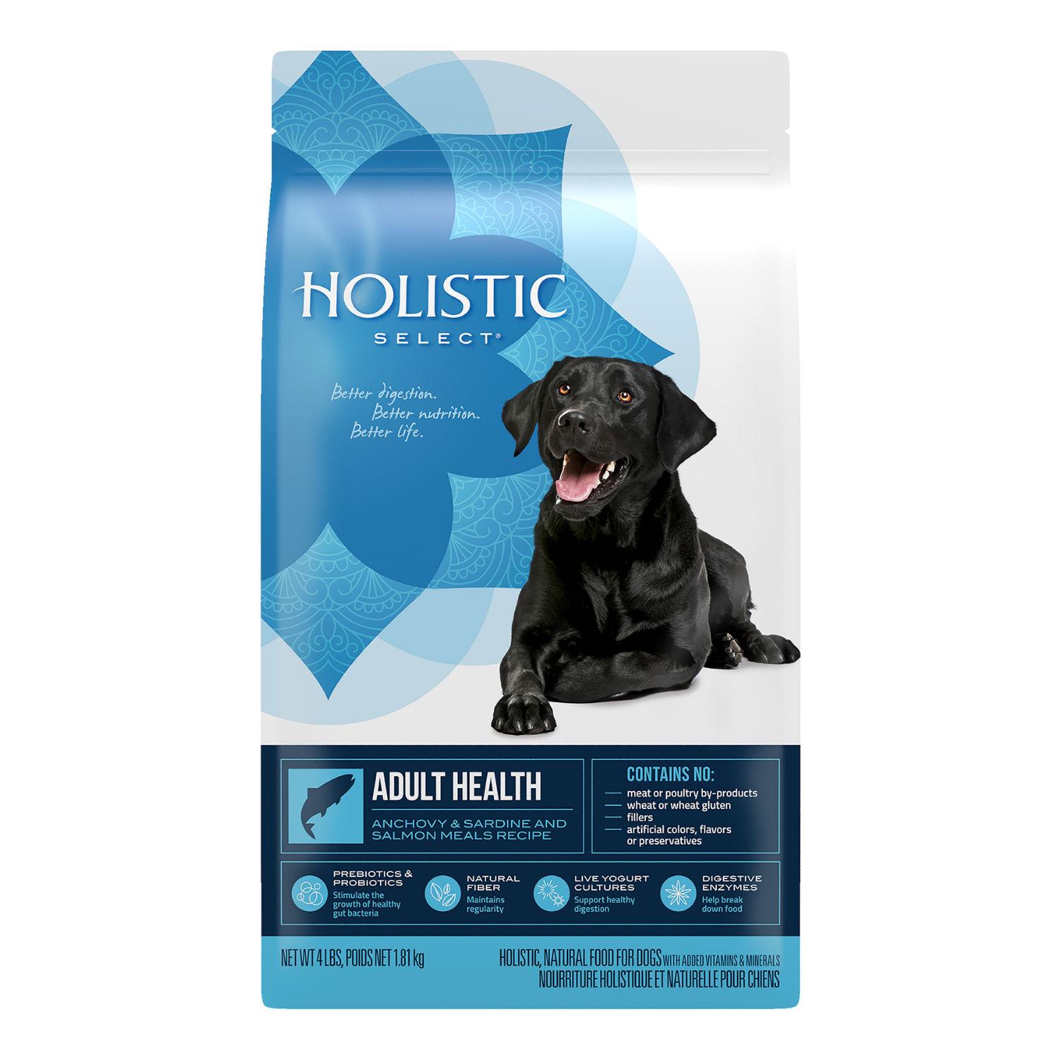 Holistic Select Adult Health Dry Dog Food - Anchovy & Sardine & Salmon Meals