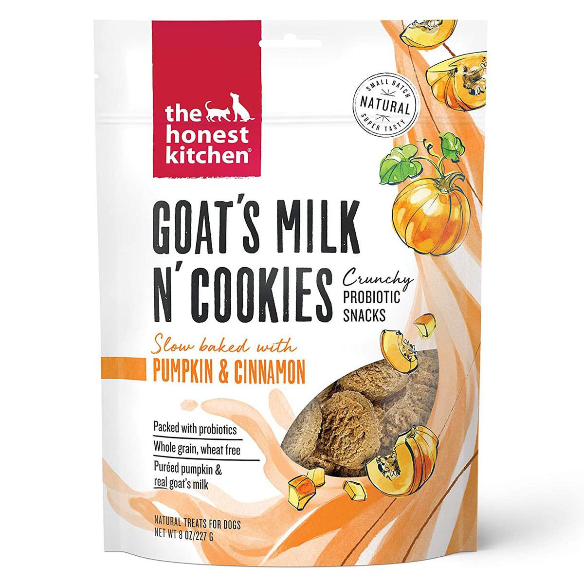 The Honest Kitchen Goat's Milk N' Cookies Dog Treats - Pumpkin & Cinnamon Recipe