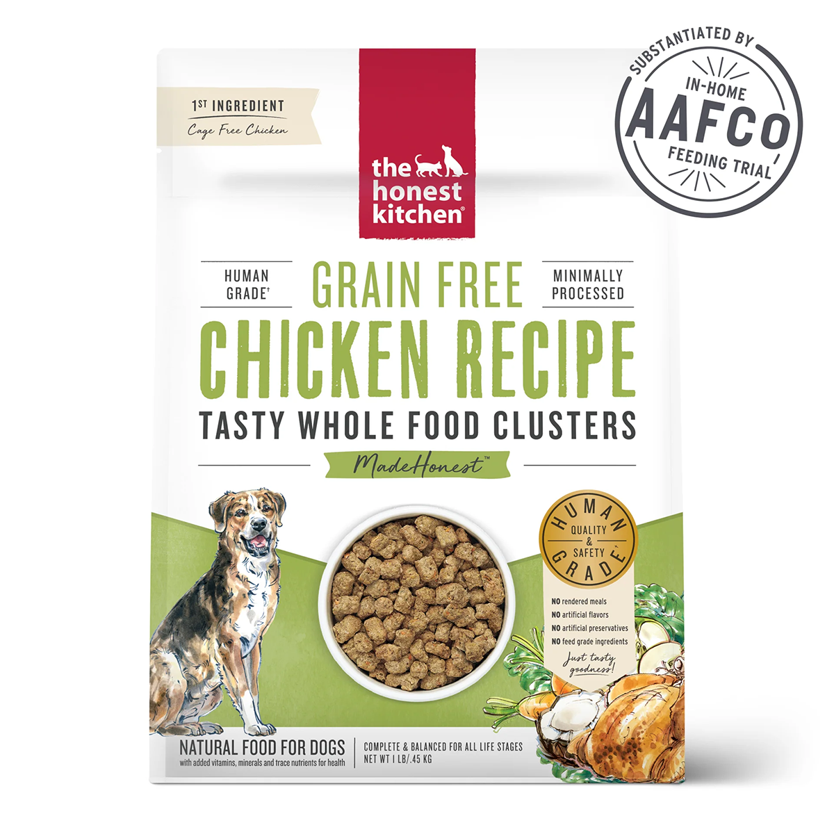 The Honest Kitchen Grain Free Clusters Dog Food - Chicken