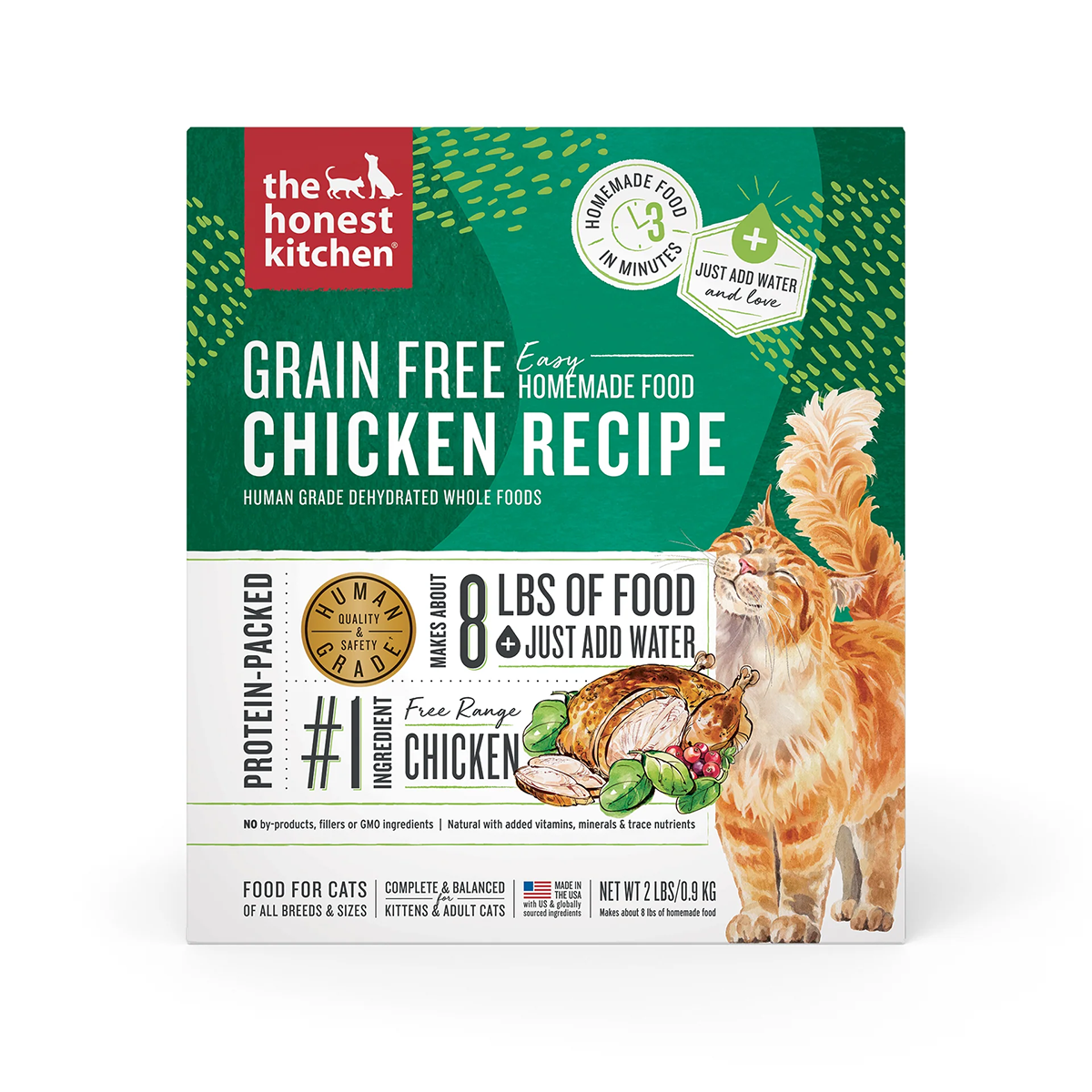 The Honest Kitchen Grain-Free Dehydrated Cat Food - Chicken