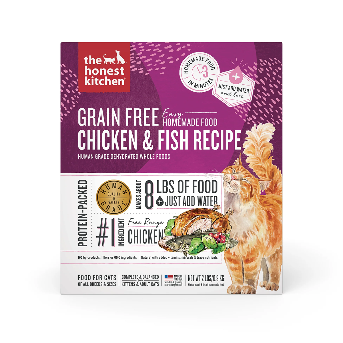 The Honest Kitchen Grain-Free Dehydrated Cat Food - Chicken & Fish