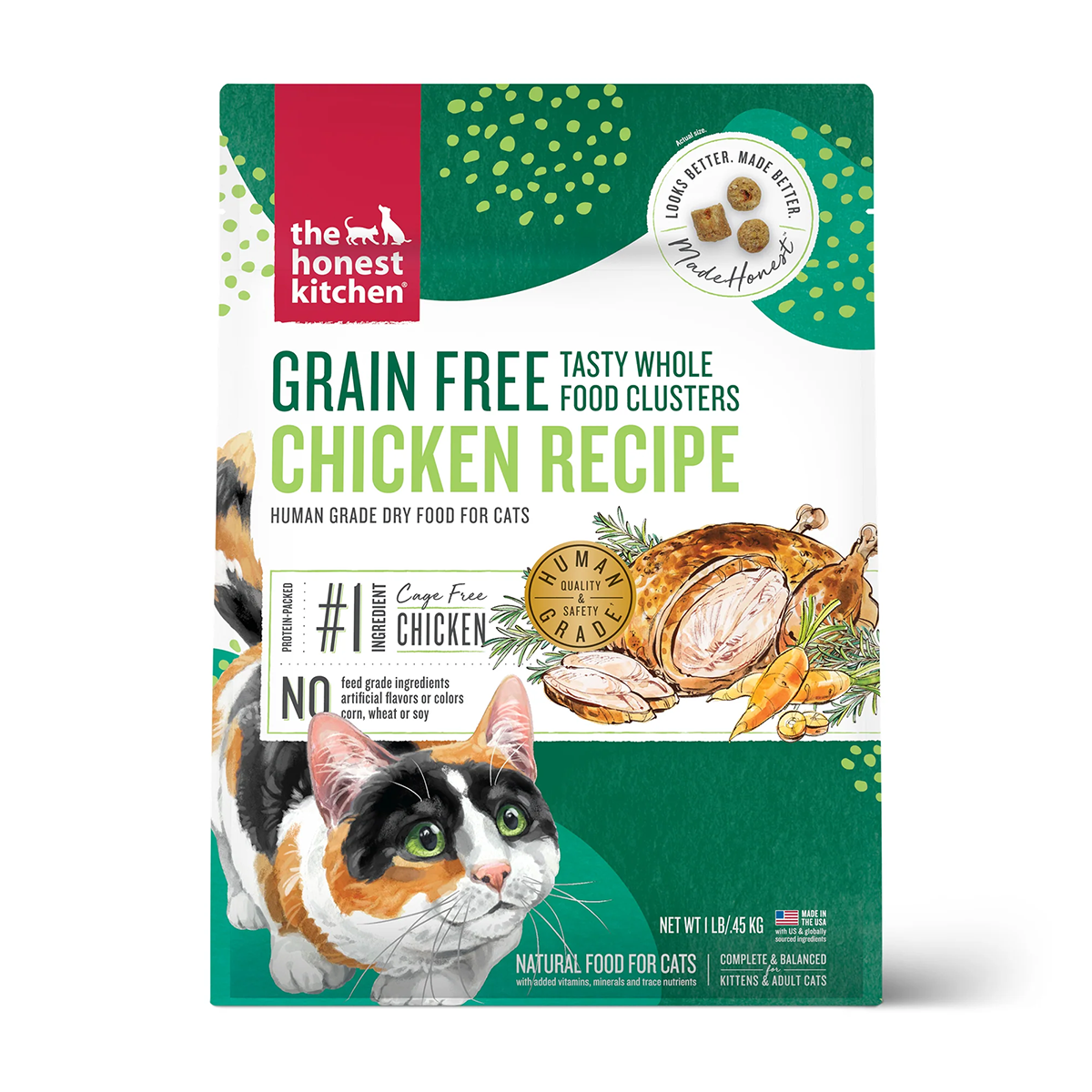 The Honest Kitchen Grain-Free Dry Cat Food - Chicken
