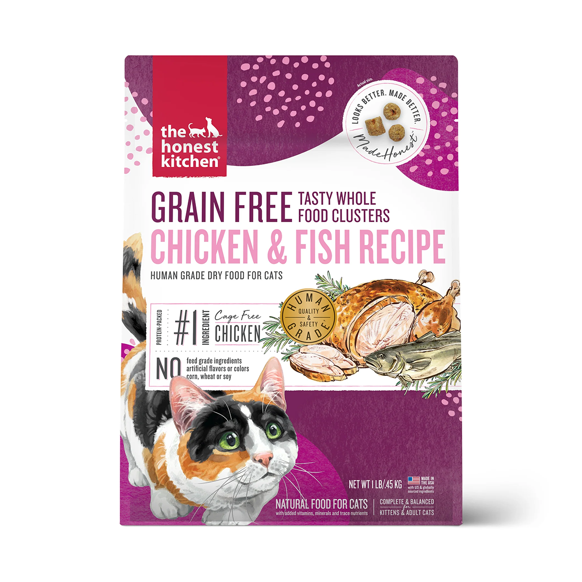 The Honest Kitchen Grain-Free Dry Cat Food - Chicken & Fish