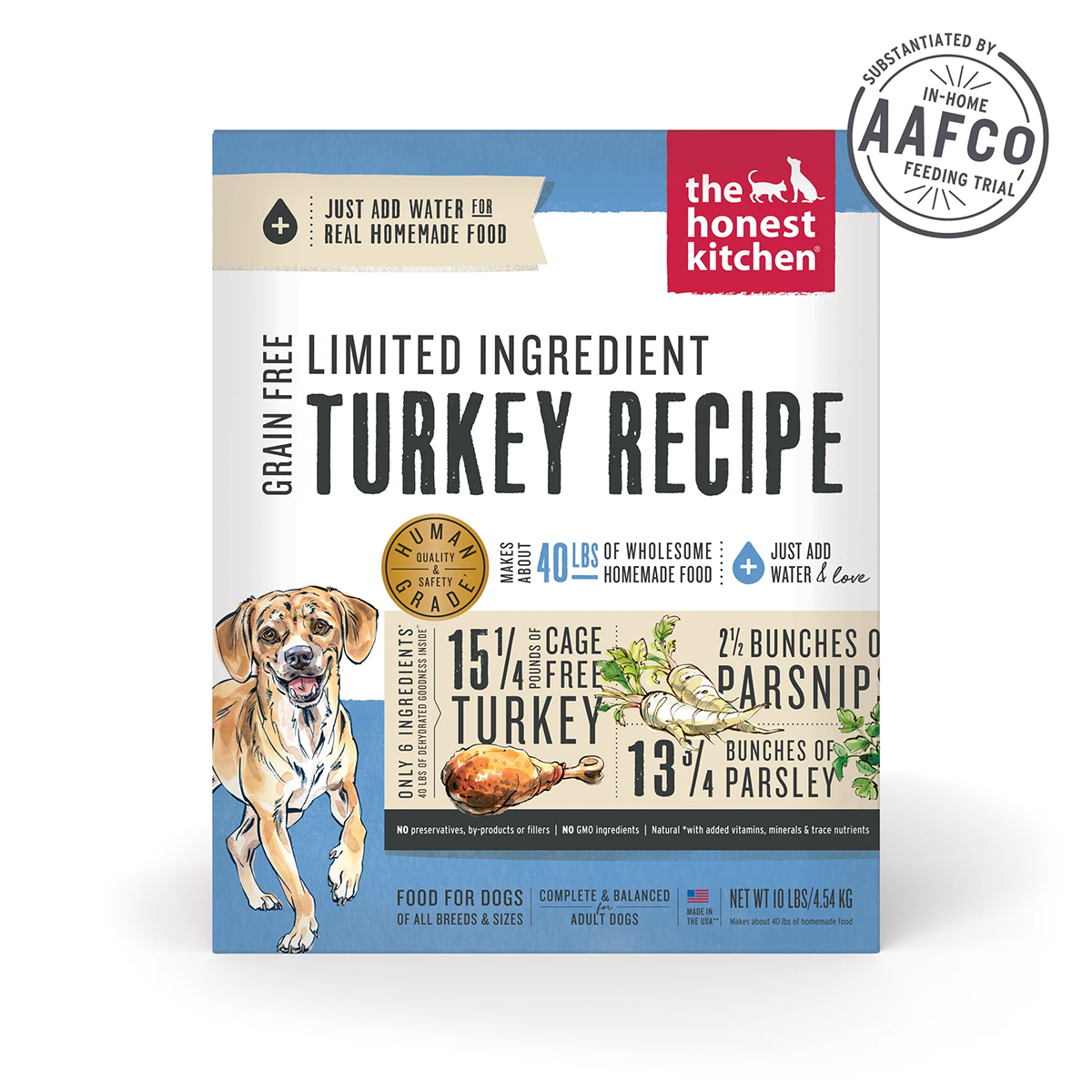 The Honest Kitchen Grain Free Limited Ingredient Dehydrated Dog Food - Turkey