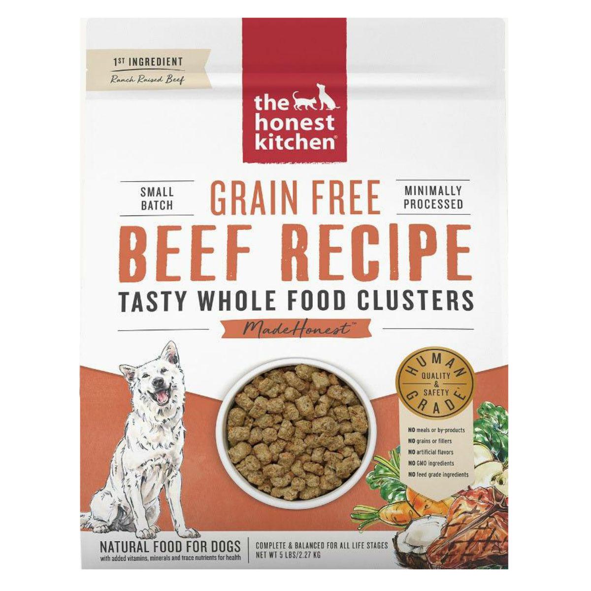 The Honest Kitchen Grain Free Whole Food Clusters Dog Food - Beef