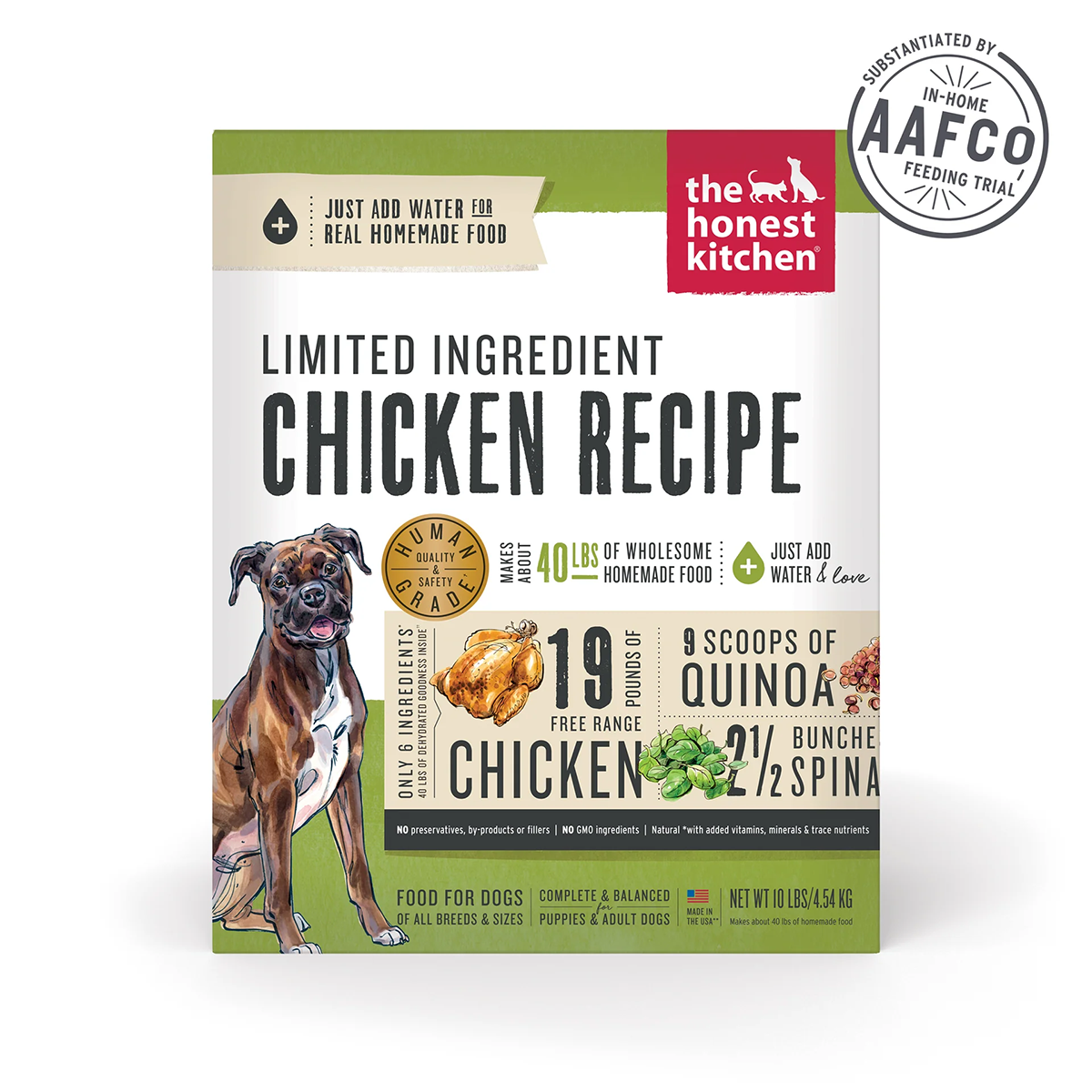 The Honest Kitchen Limited Ingredient Dehydrated Dog Food - Chicken
