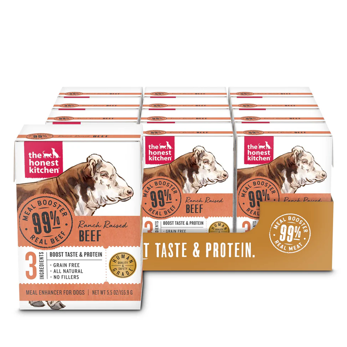 The Honest Kitchen Meal Booster Dog Food Topper - Beef