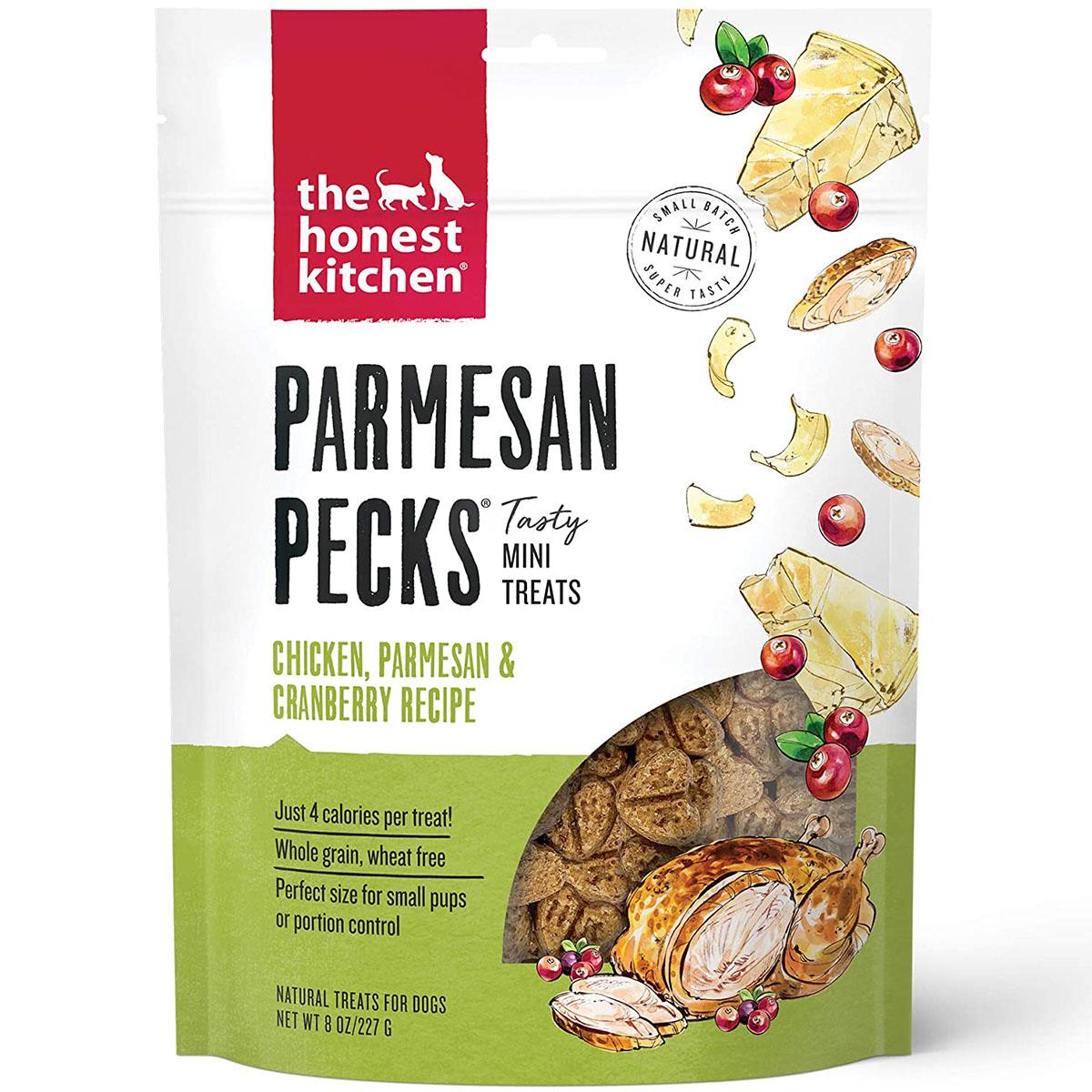 The Honest Kitchen Parmesan Pecks Dog Treats - Chicken, Parmesan & Cranberry Recipe