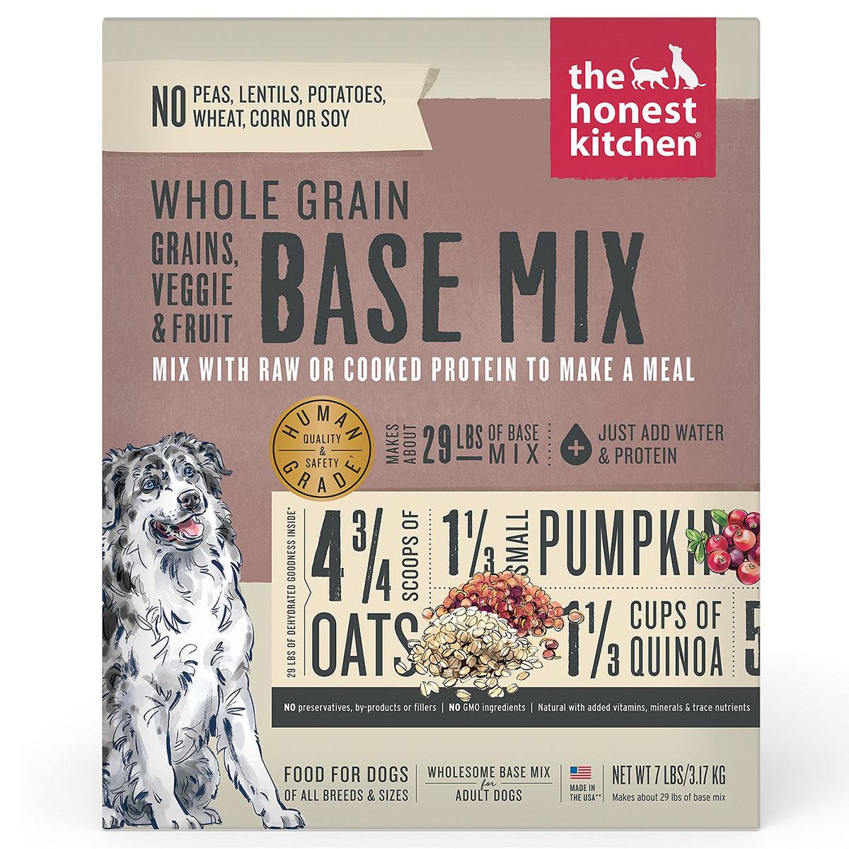 The Honest Kitchen Whole Grain Veggie & Fruit Base Mix Dehydrated Dog Food