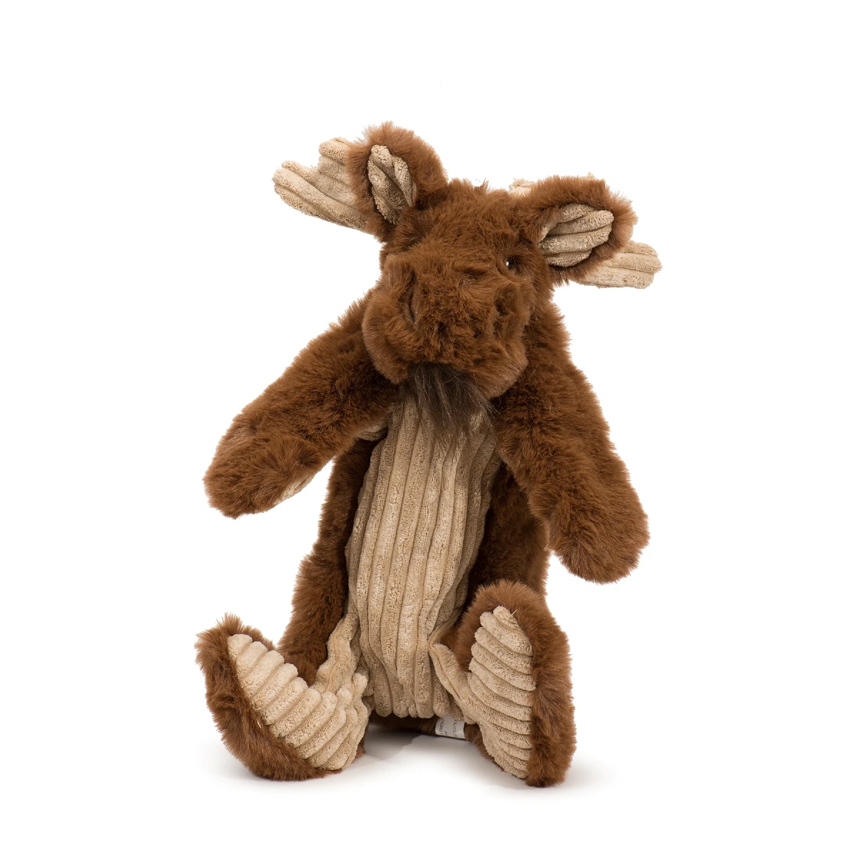 Hugglehounds X-Brace Plush Dog Toy - Maple Moose