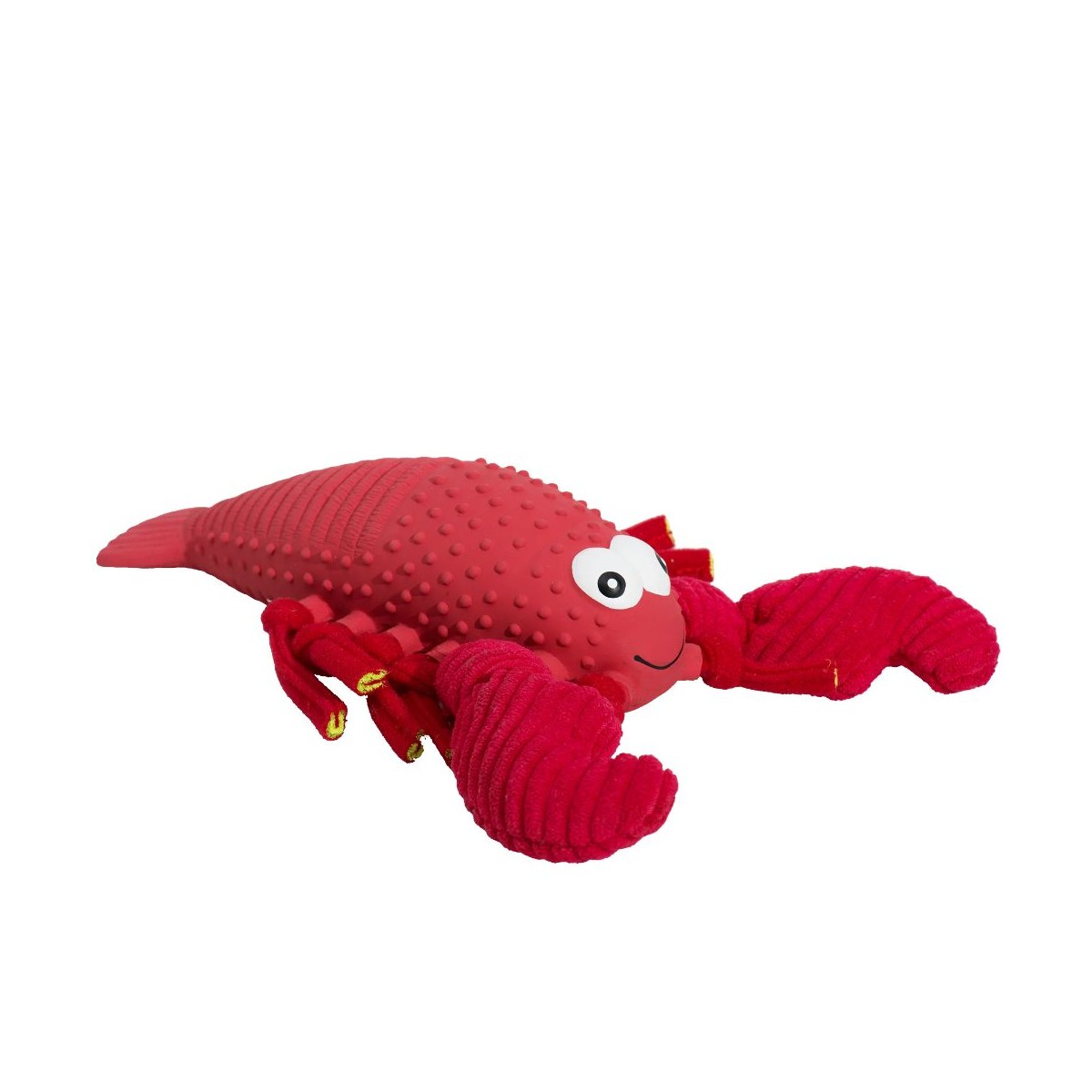 HuggleHounds Huggle-Fusion­ (Ruff-Tex® & Knottie) Dog Toy - McCracken Lobsta 