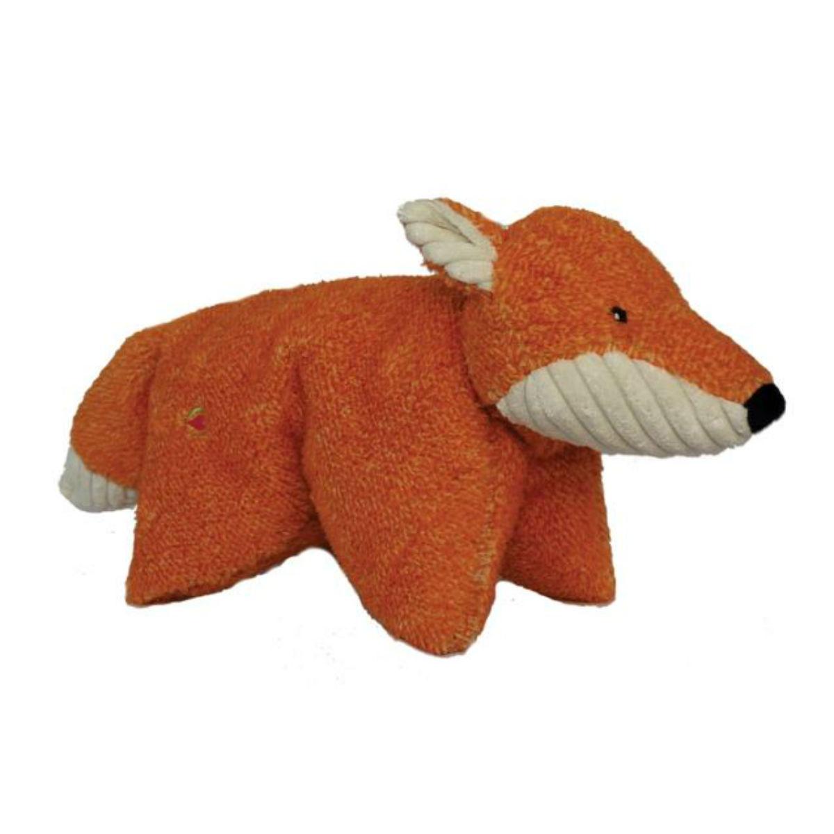 HuggleHounds Woodland Squooshie Plush Dog Toy - Foxy