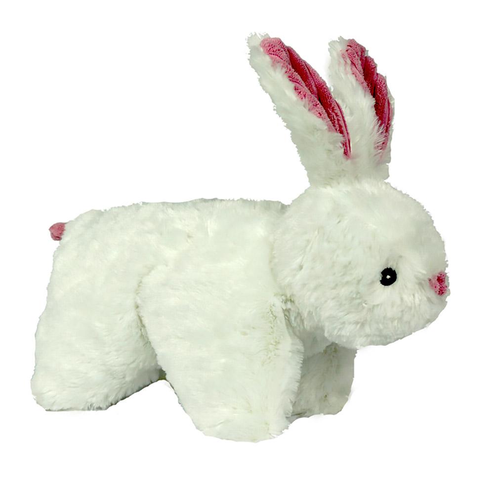 HuggleHounds Woodland Squooshie Plush Dog Toy - Bunny