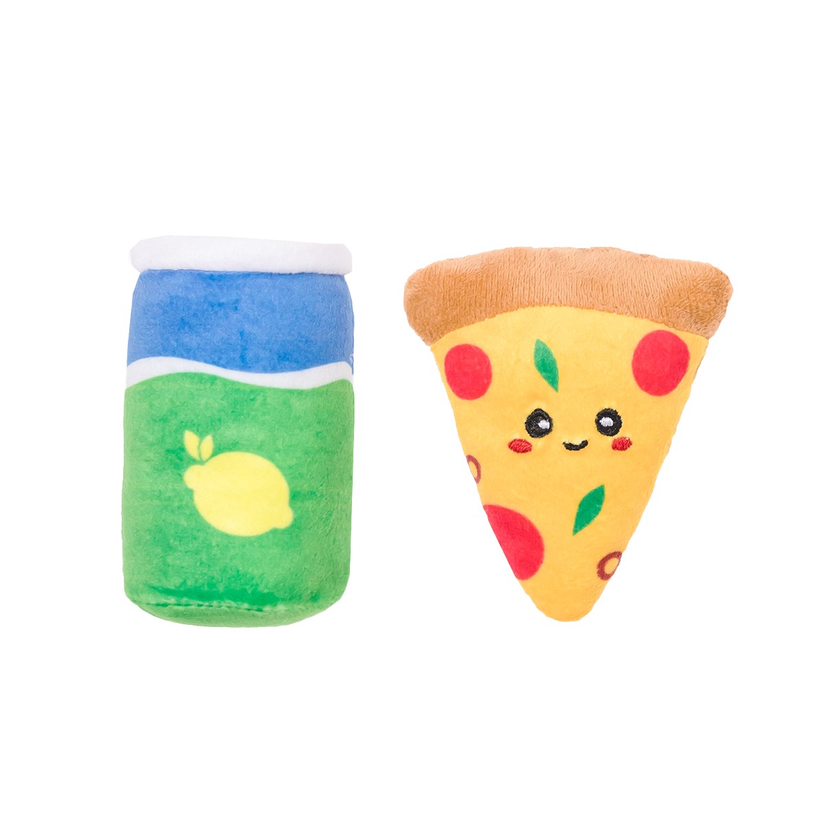 HugSmart Kitten Party Cat Toy – Pizza & Soda