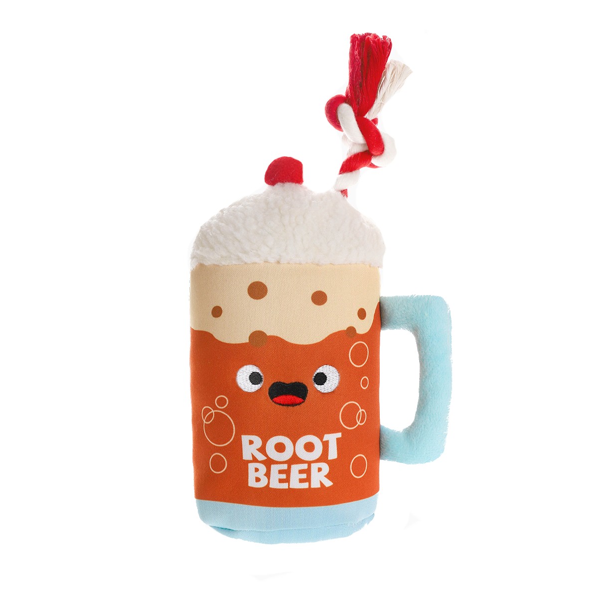 HugSmart Summer Floatie Drink Dog Toy - Root Beer