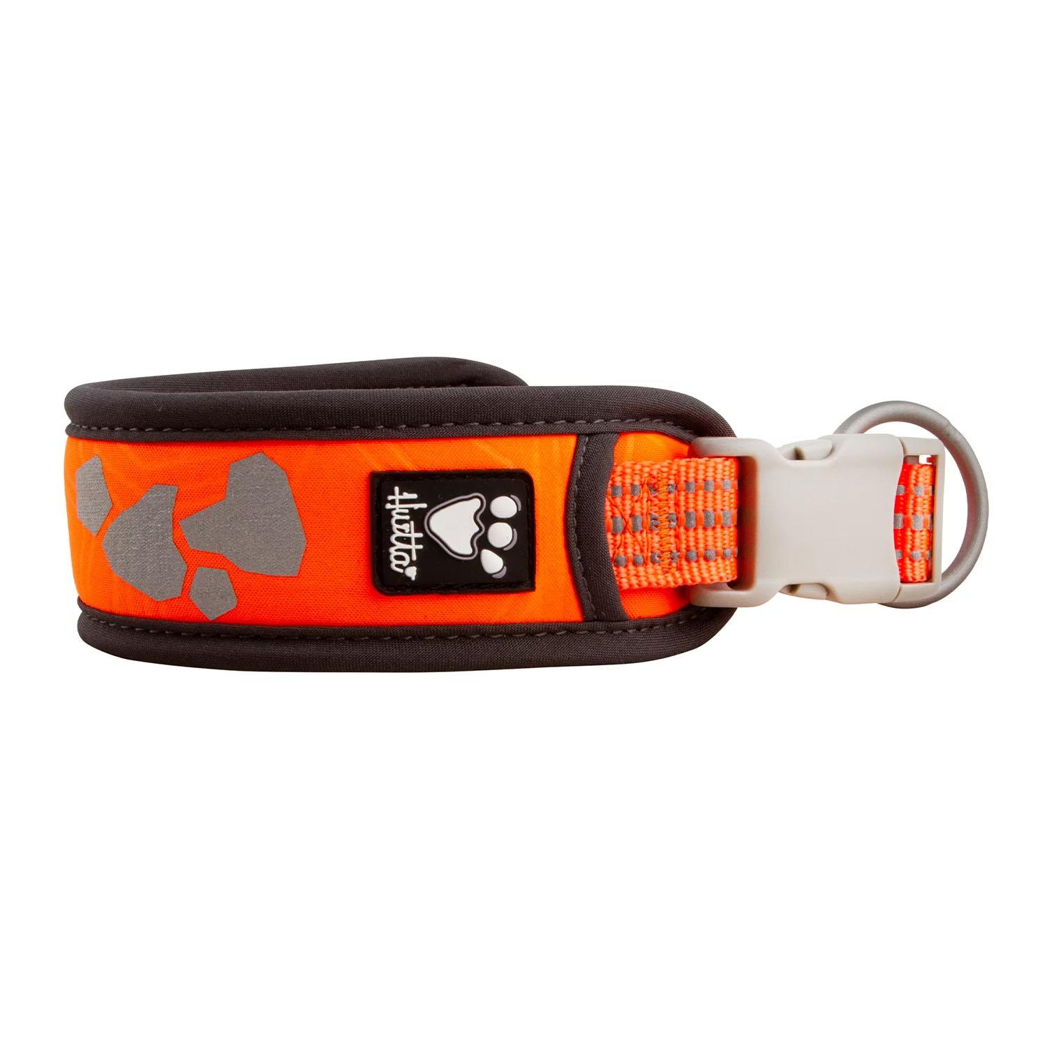 Hurtta Weekend Warrior Dog Collar - Neon Oran... | BaxterBoo