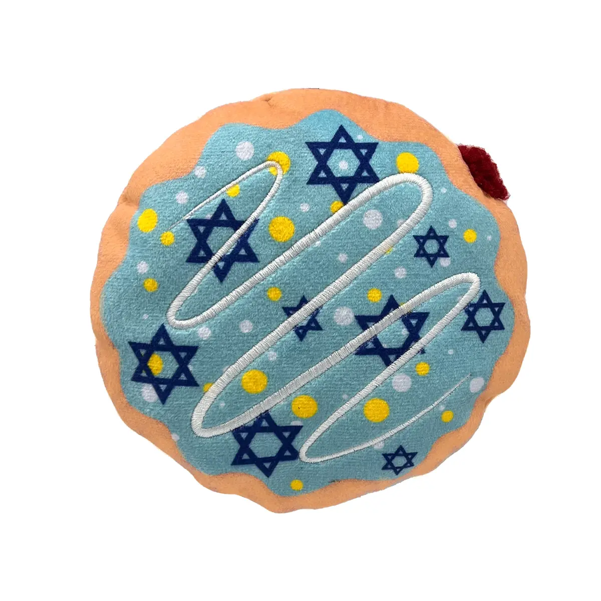 Huxley & Kent Hanukah Power Plush Dog Toy - Jelly Roll
