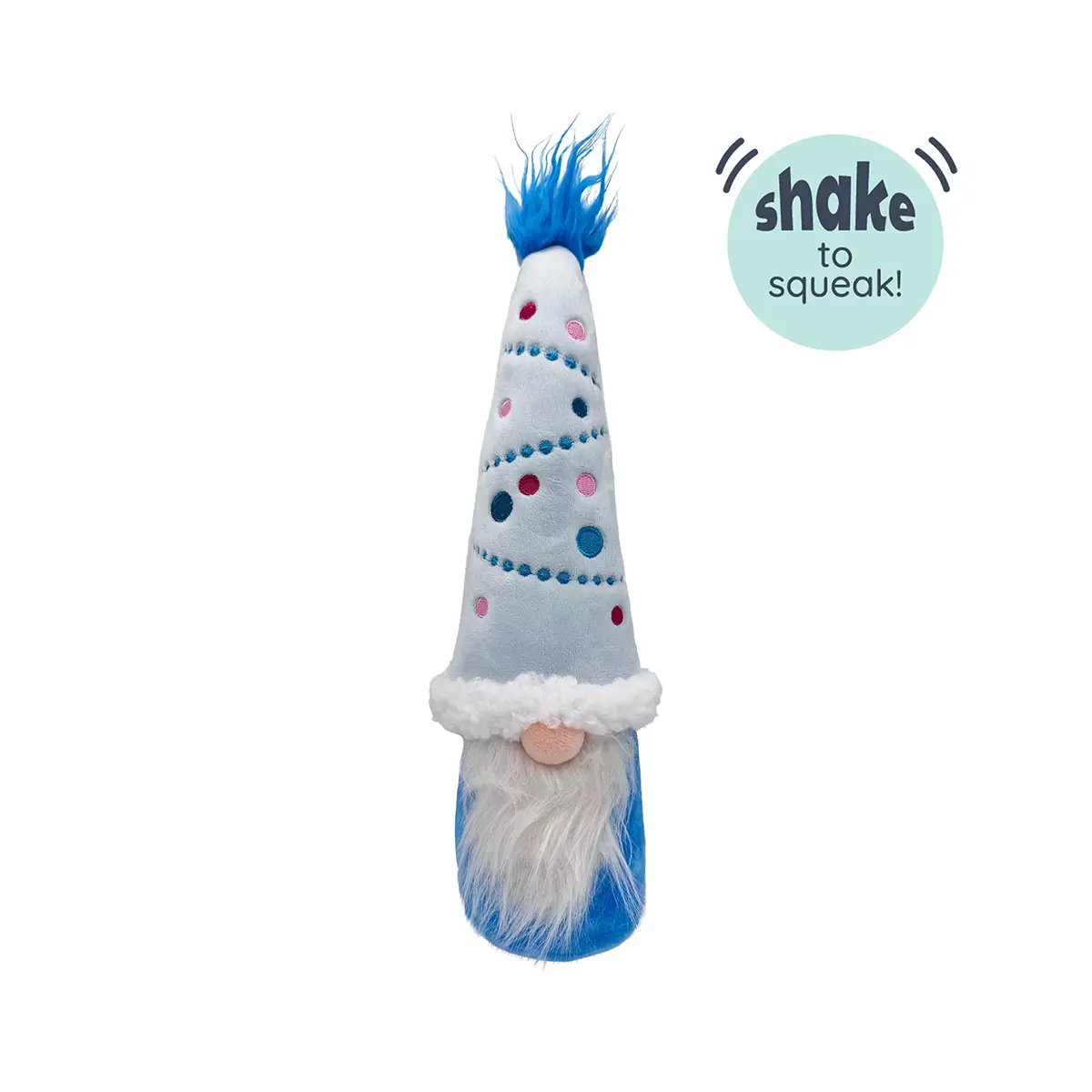 Huxley & Kent Holiday Fetchies Power Plush Dog Toy - Winter Wonder Gnome