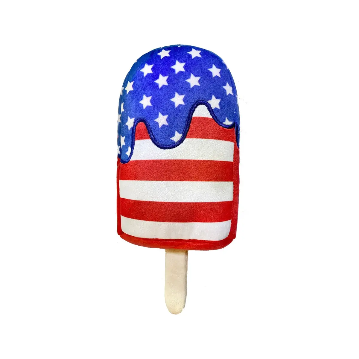 Huxley & Kent Patriotic Power Plush Dog Toy - Star Pop