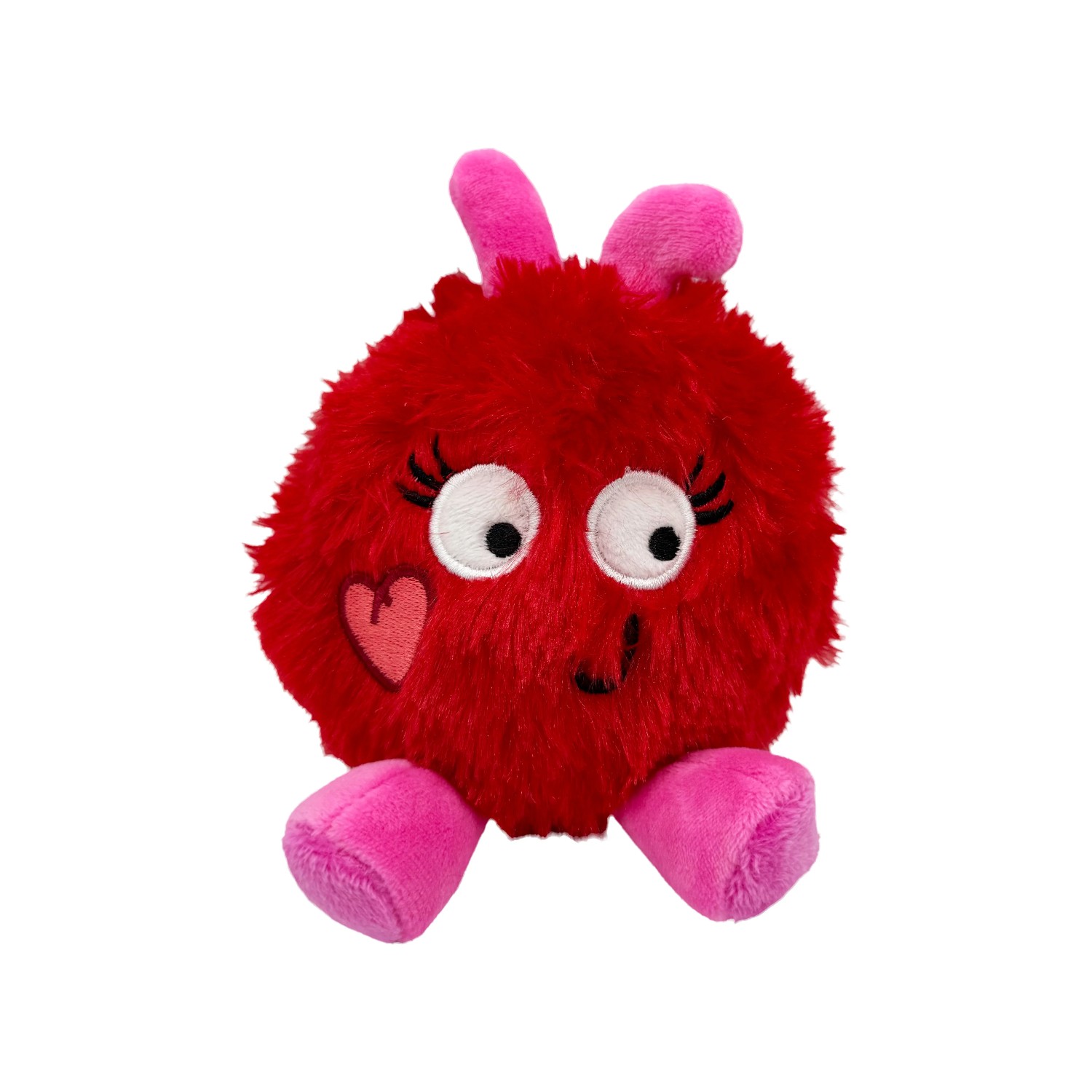 Huxley & Kent Valentine's Power Plush Dog Toy - Fur Bug