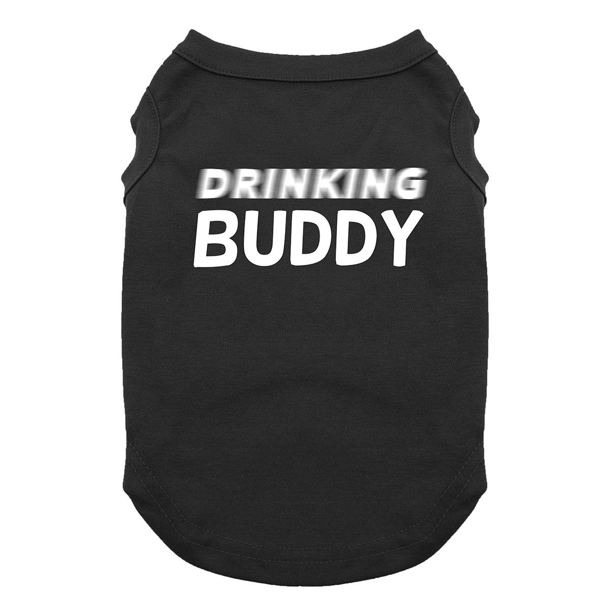 drinking buddy dog shirt