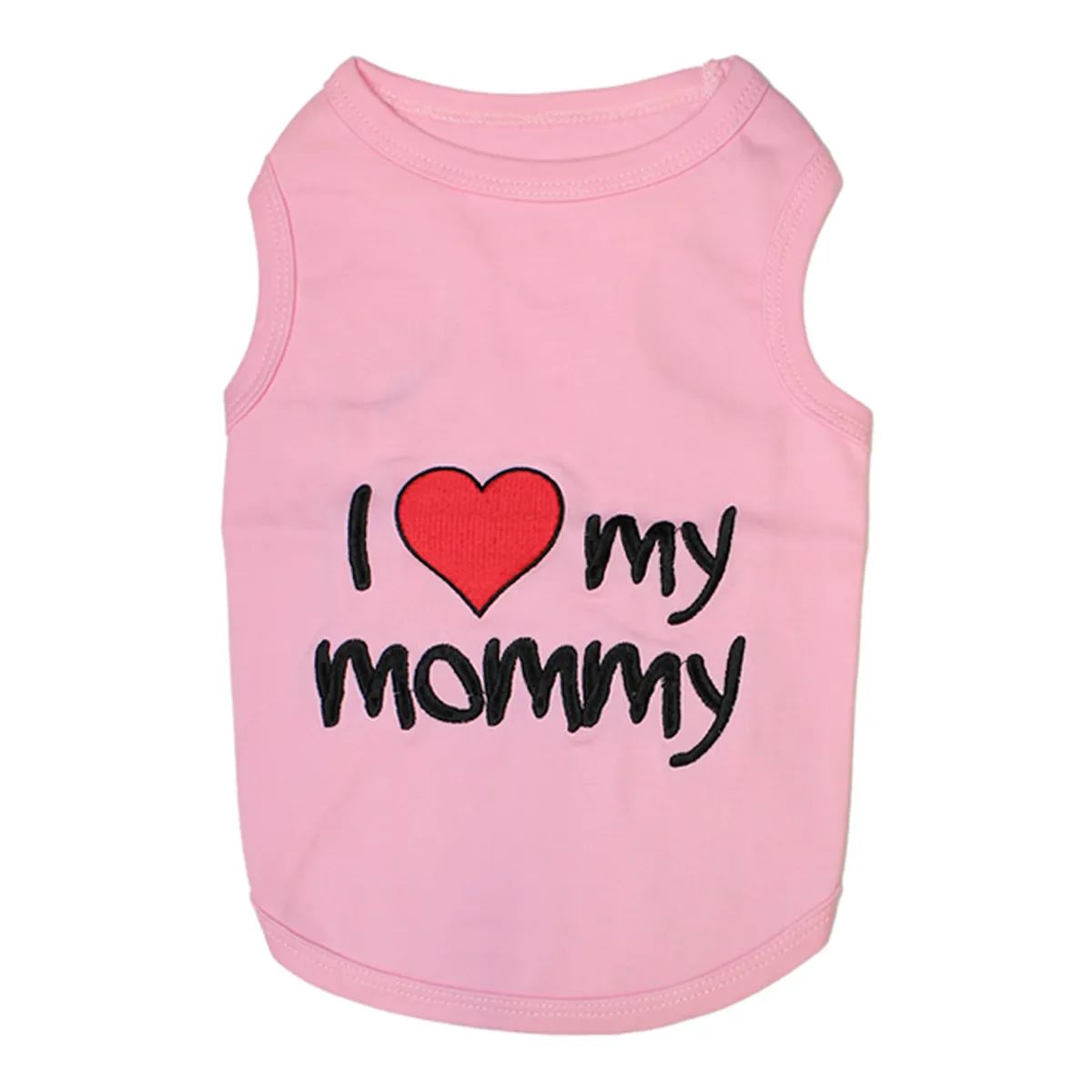 Parisian Pet I Love Mommy Dog Tank - Pink