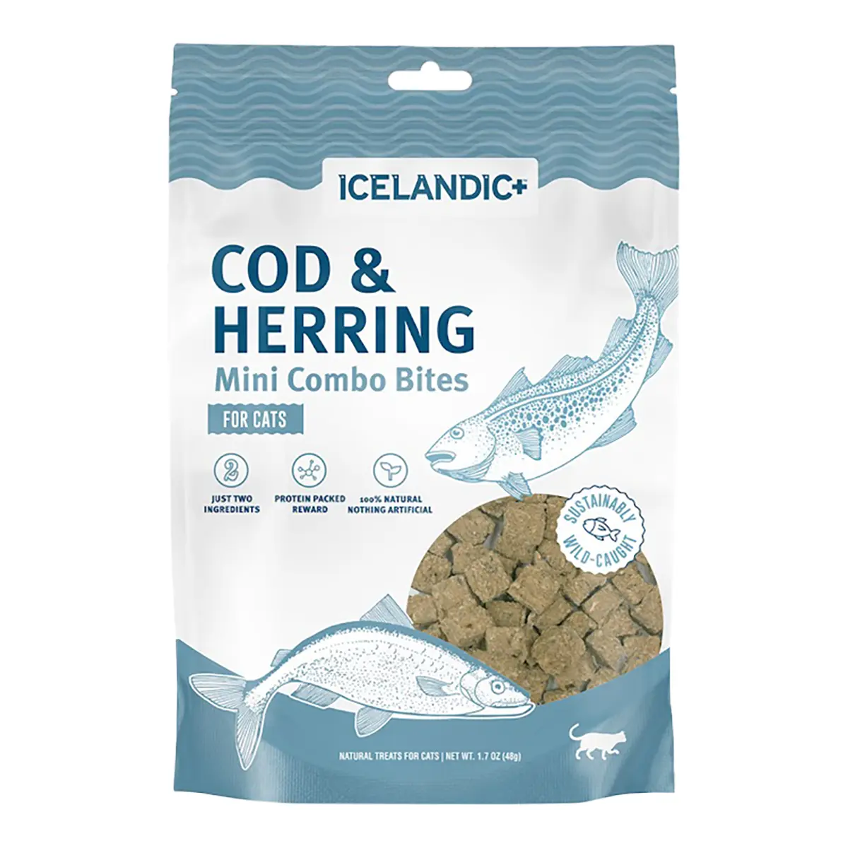 Icelandic+ Mini Combo Bites Cat Treats - Cod and Herring