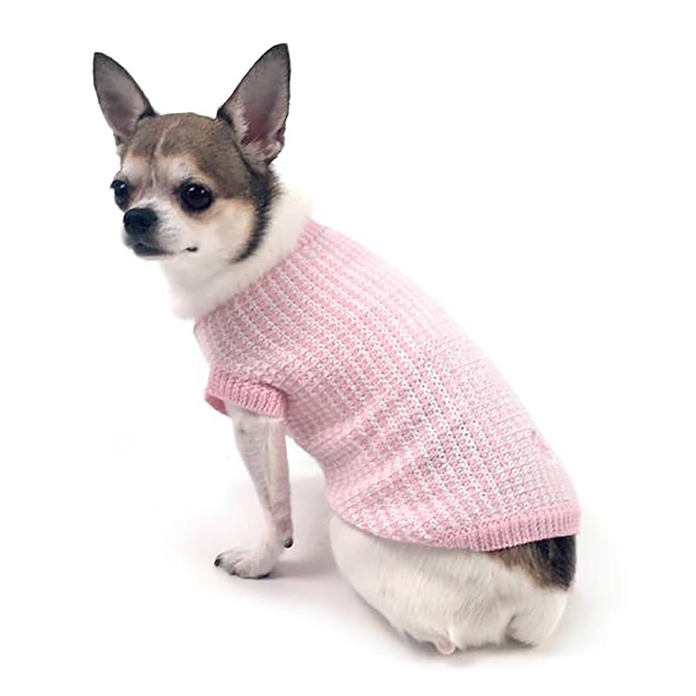 Truly Oscar It's A Girl Dog Sweater - Pink