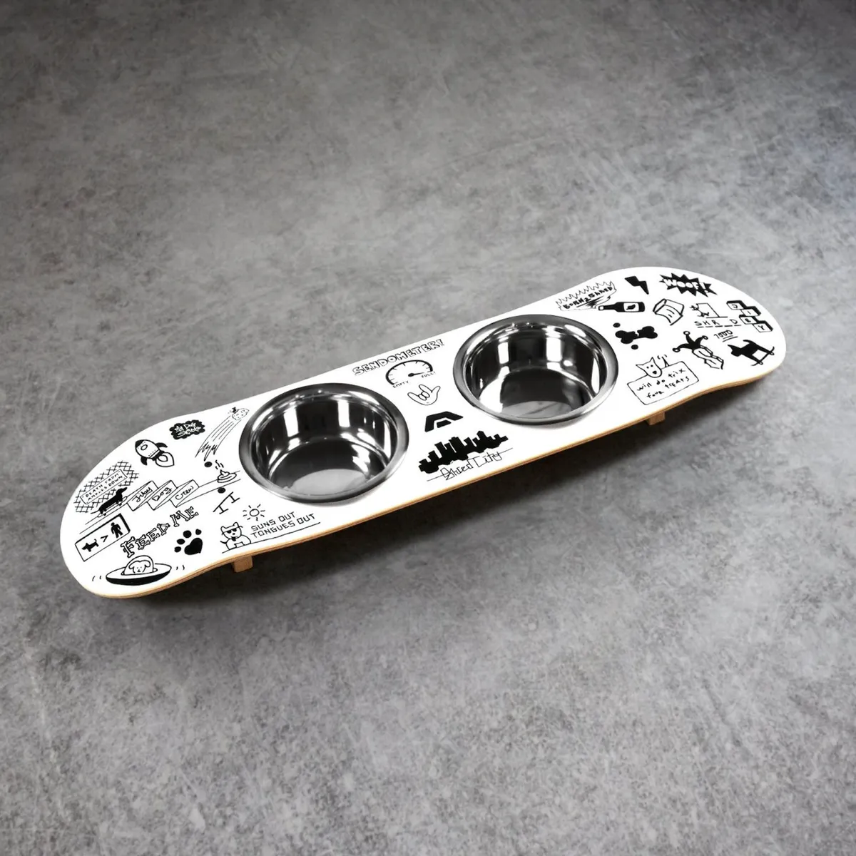 Jiby Dog Crew Skatebowl - Doodle