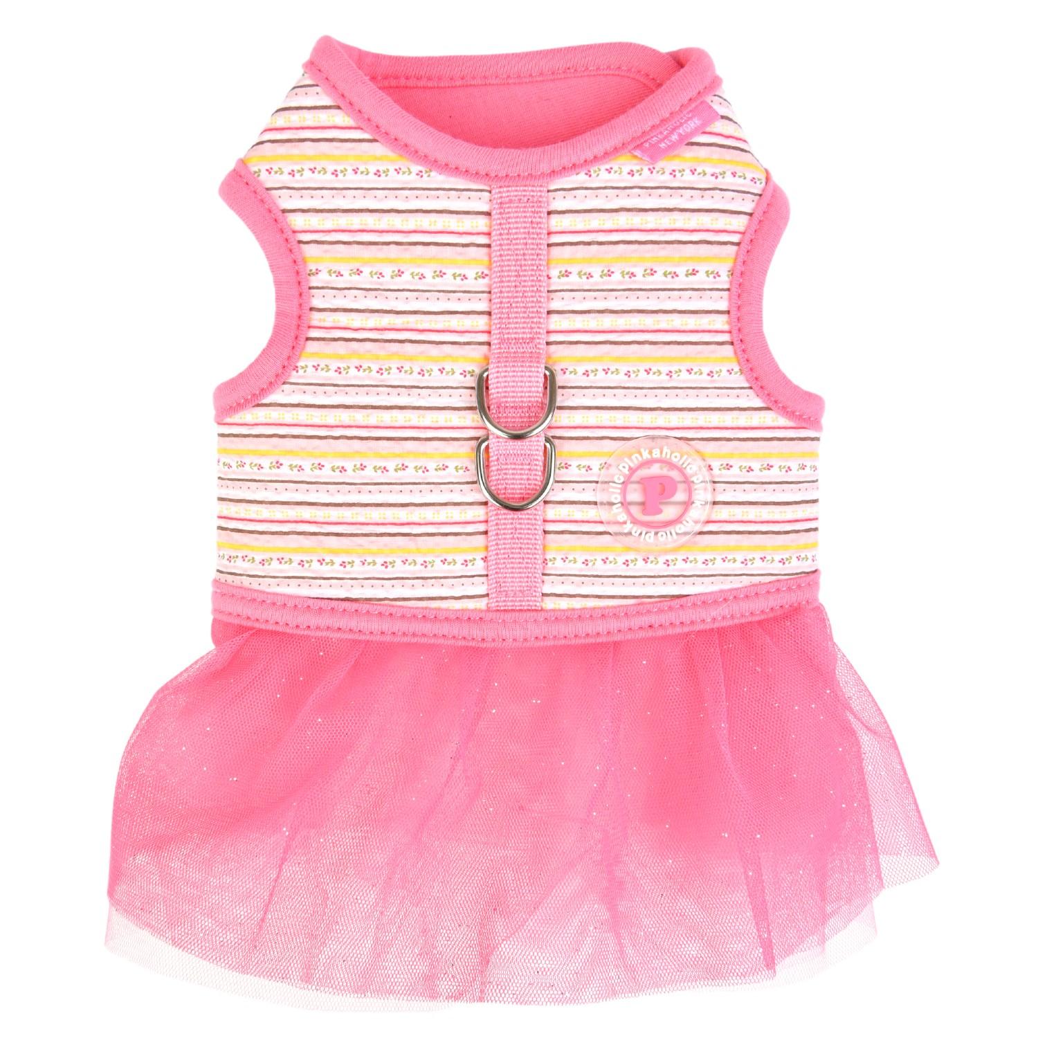 Joie Flirt Dog Harness Dress by Pinkaholic - Pink