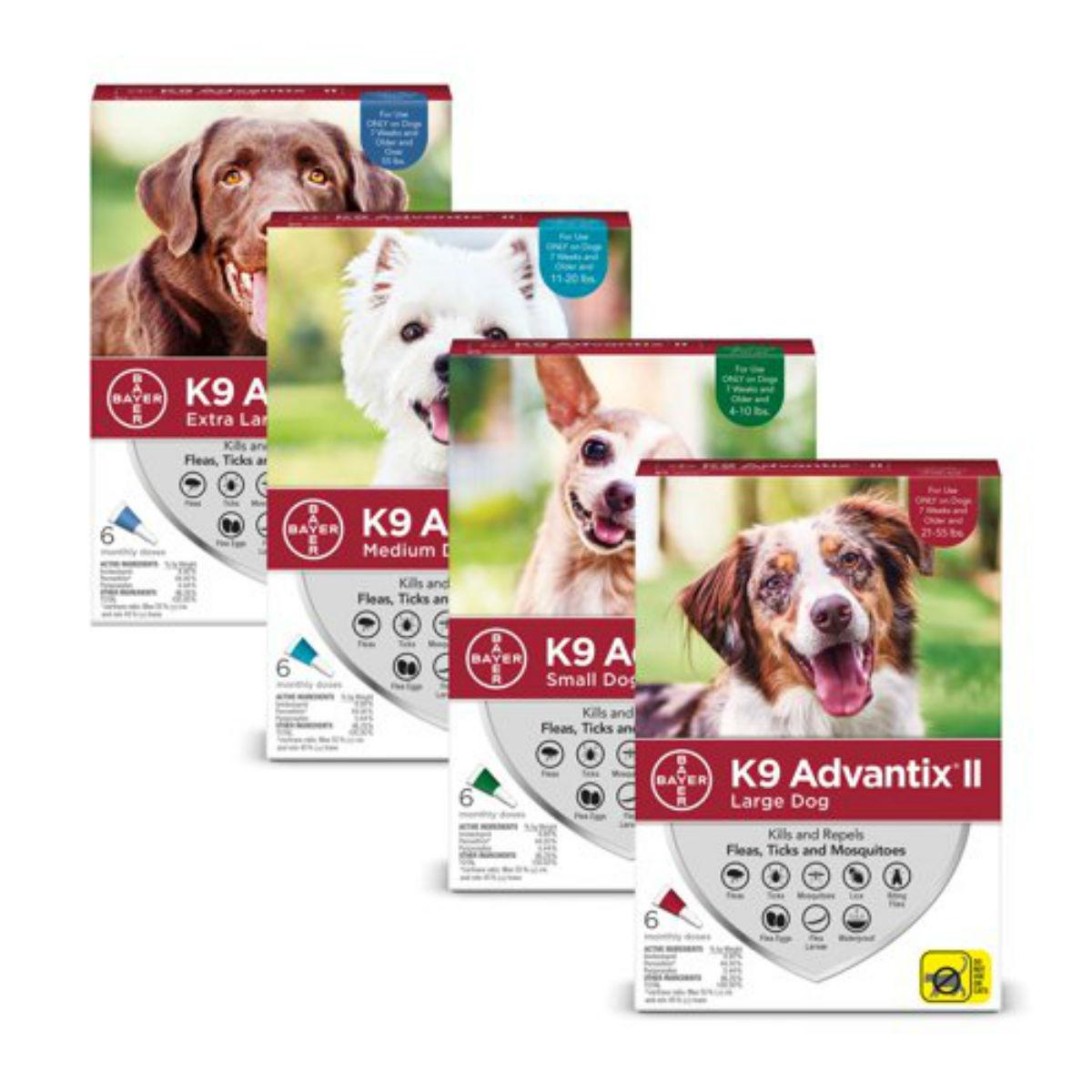 K9 Advantix II Flea and Tick Topical Dog Treatment - 6 Month Supply