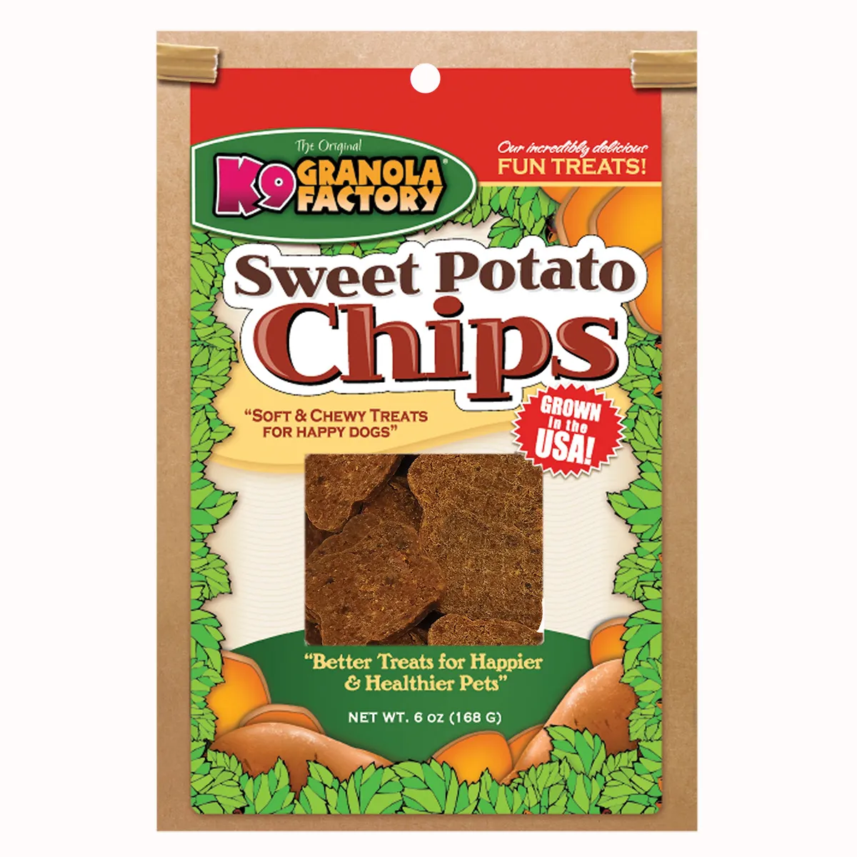 K9 Granola Factory Sweet Potato Chips Dog Treats