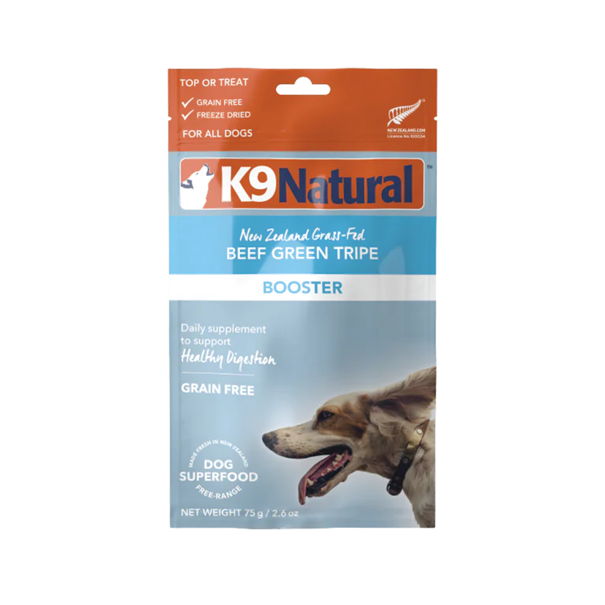 K9 Natural Freeze-Dried Dog Food Booster - Beef Green Tripe