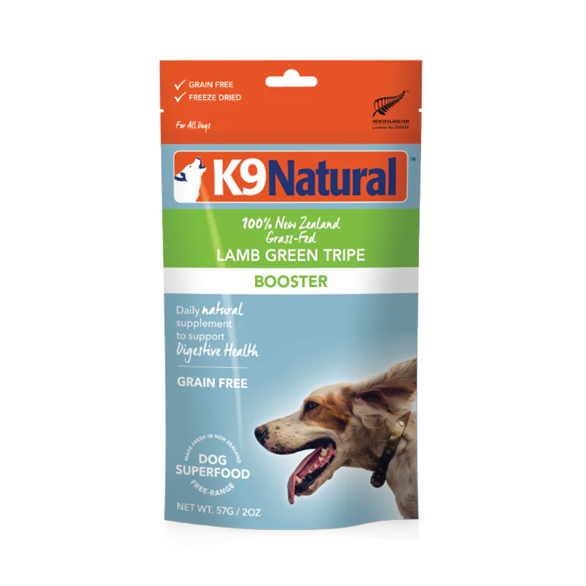 K9 Natural Freeze-Dried Dog Food Booster - Lamb Green Tripe