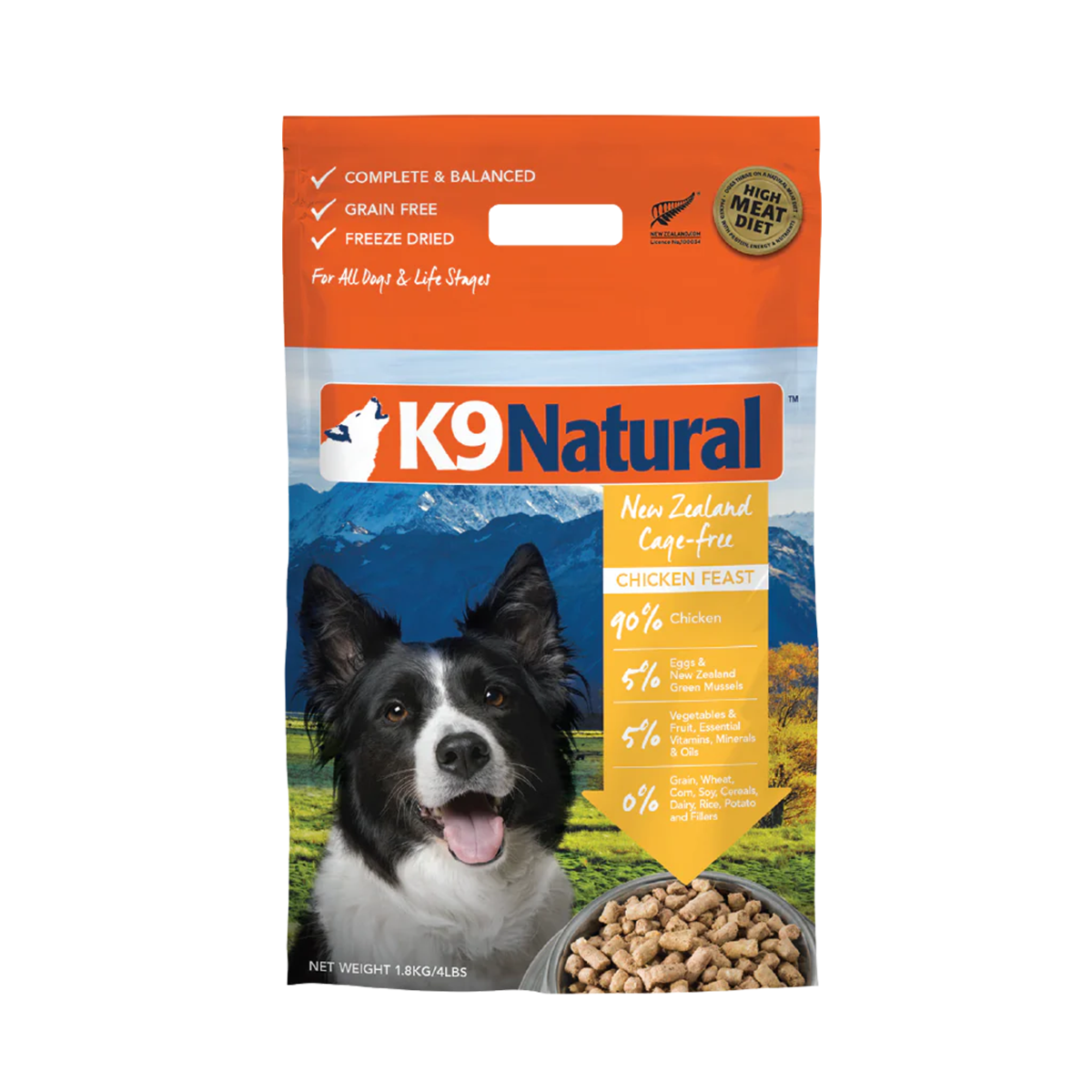K9 Natural Freeze-Dried Dog Food - Chicken