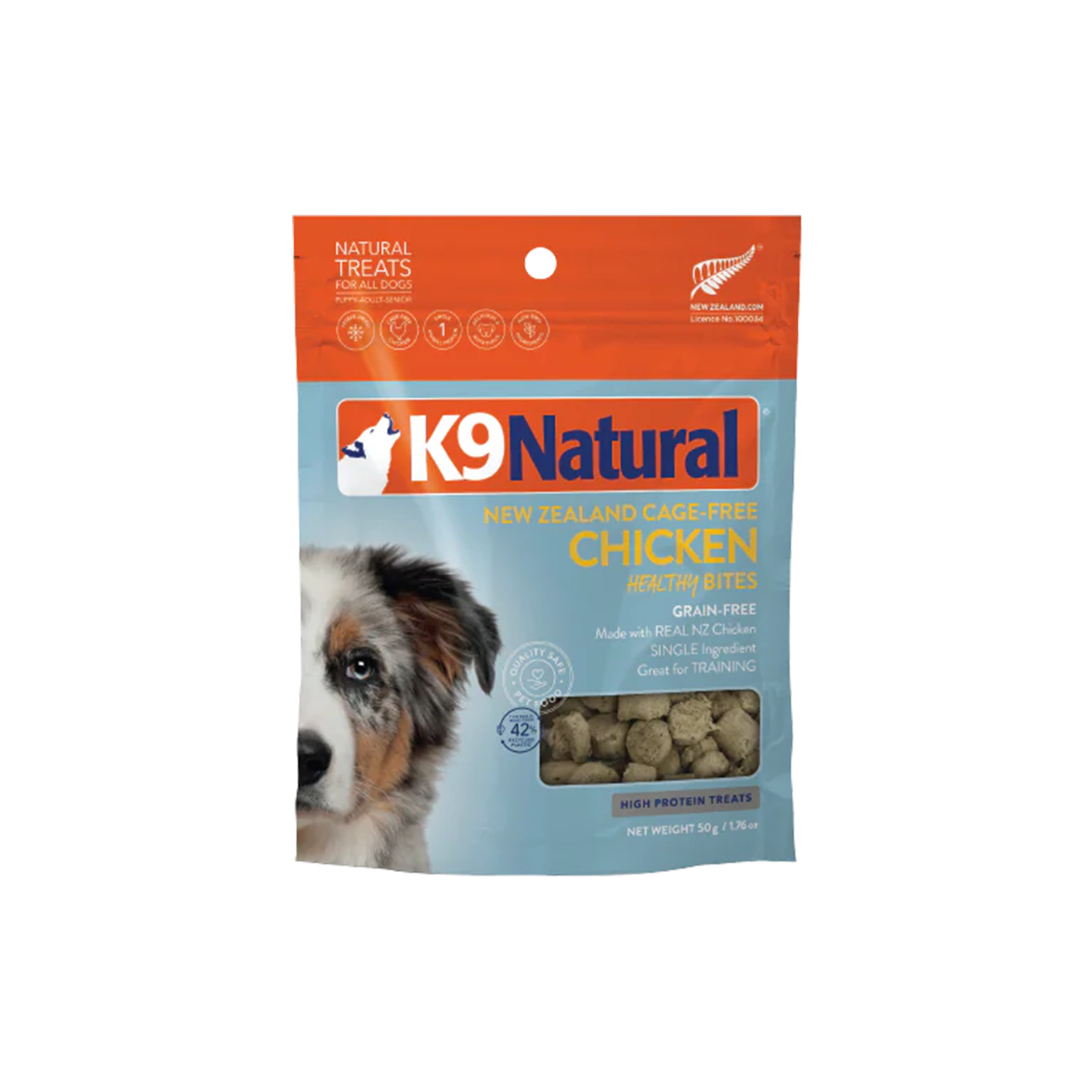 K9 Natural Freeze-Dried Healthy Bites Dog Treats - Chicken