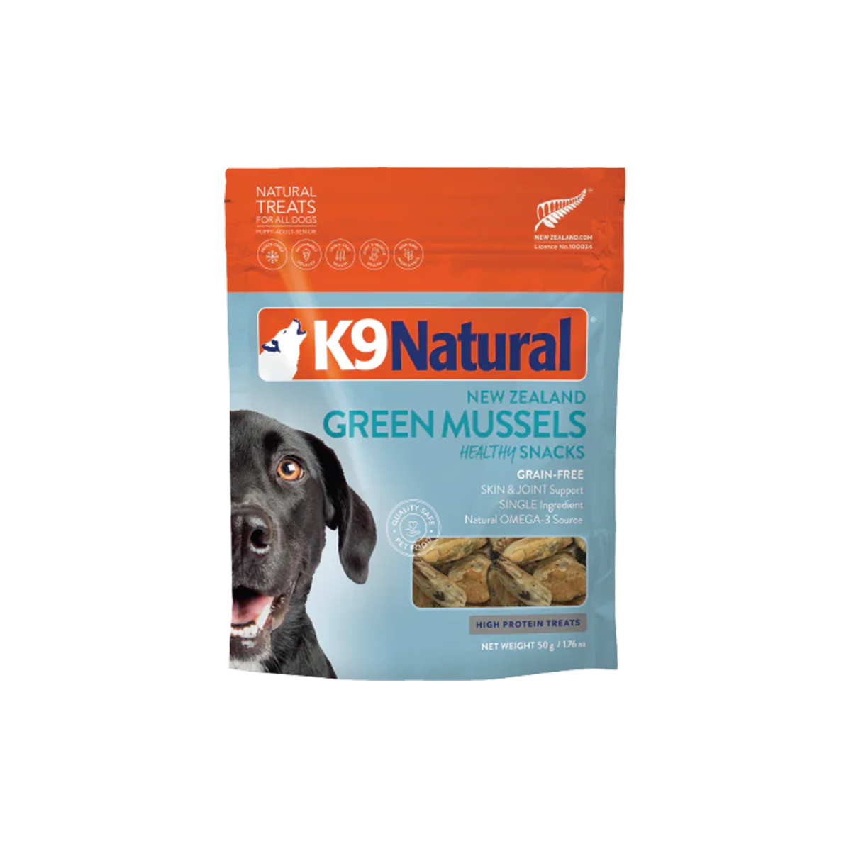 K9 Natural Freeze-Dried Healthy Bites Dog Treats - Green Mussels