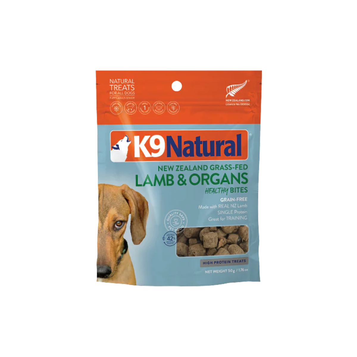 K9 Natural Freeze-Dried Healthy Bites Dog Treats - Lamb