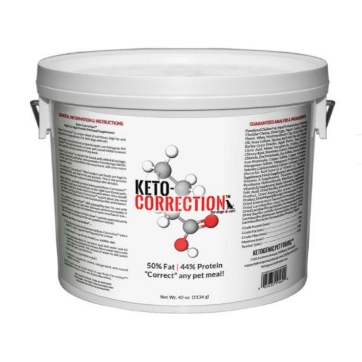 Ketogenic Pet Foods Keto-Correction™ Cat & Dog Food Supplement