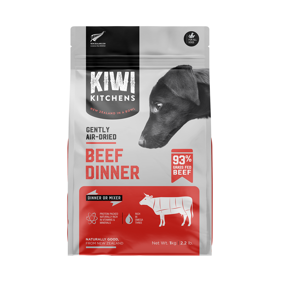 Real Meat Air Dried Dog Food 10lb Beef