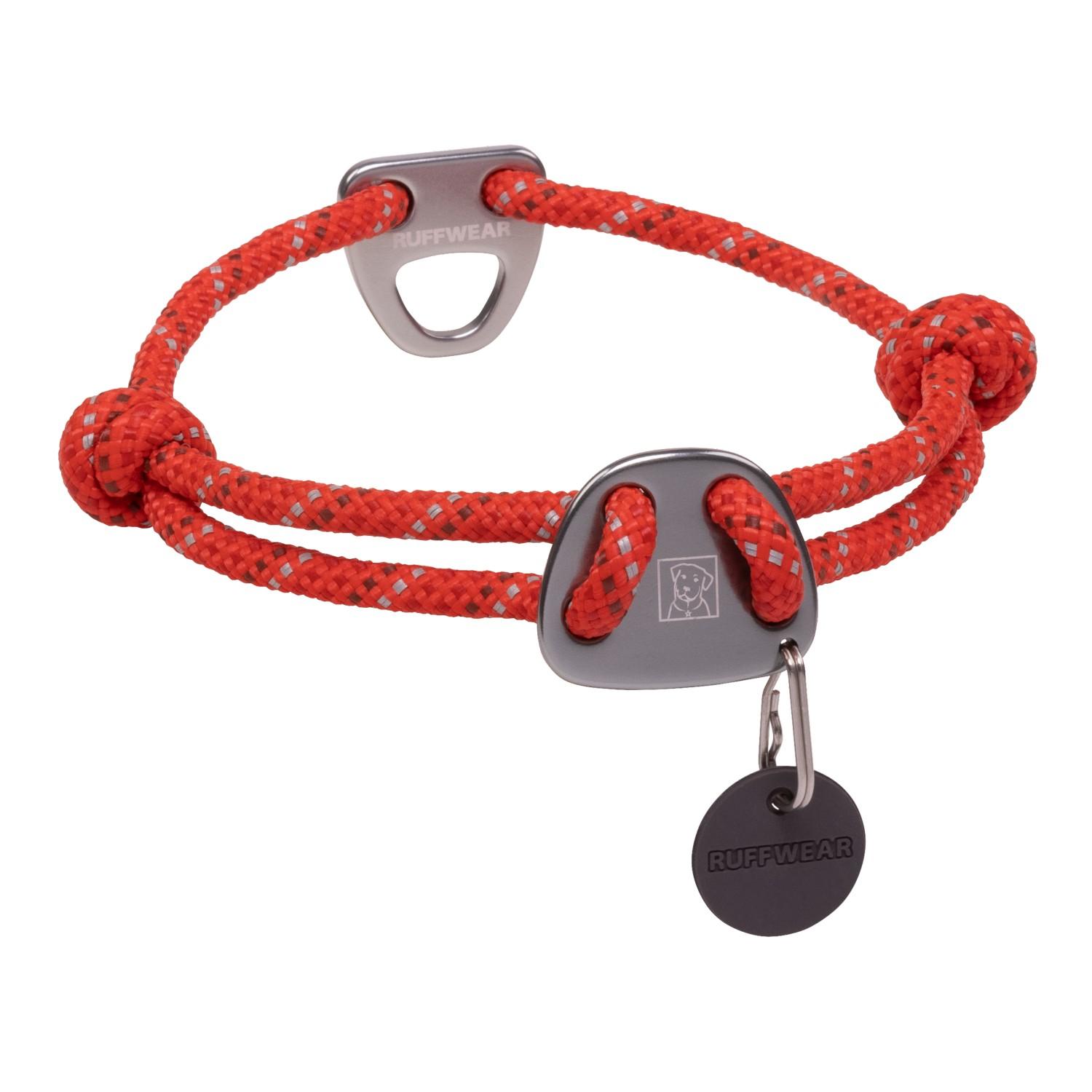 Knot-A-Collar Dog Collar by RuffWear - Red Sumac